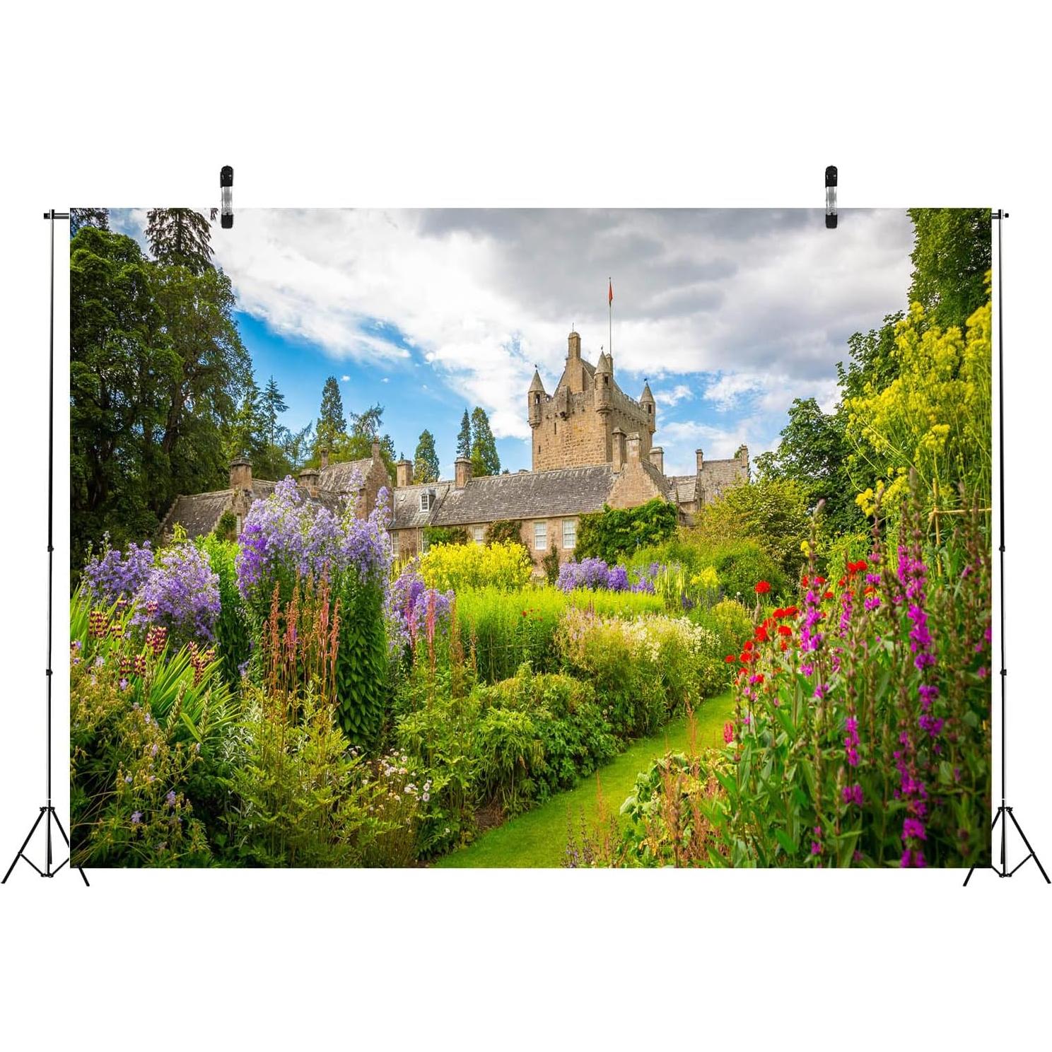 Fondo de Fotografía 300x200cm Loccor Jardín Flores