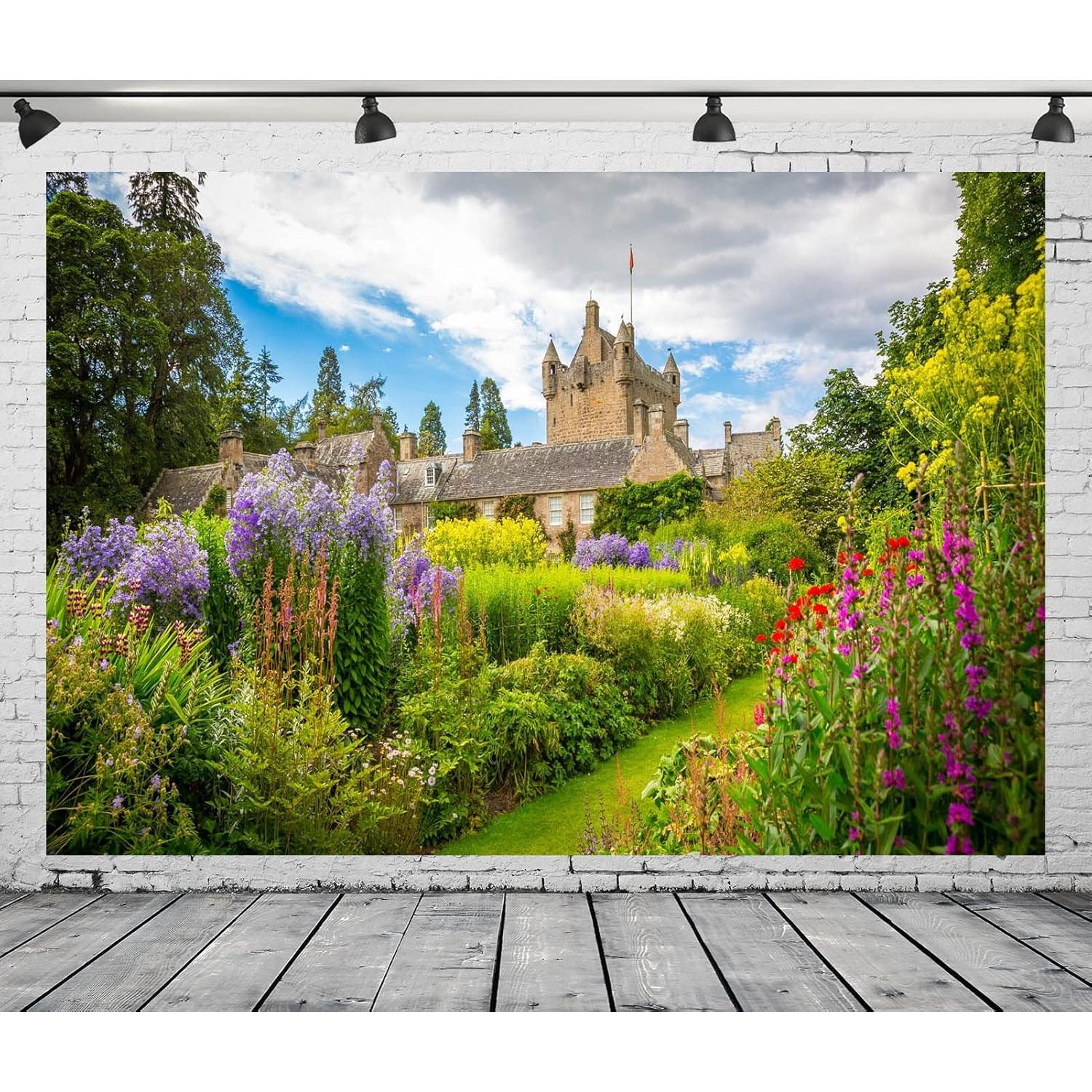 Fondo de Fotografía 300x200cm Loccor Jardín Flores