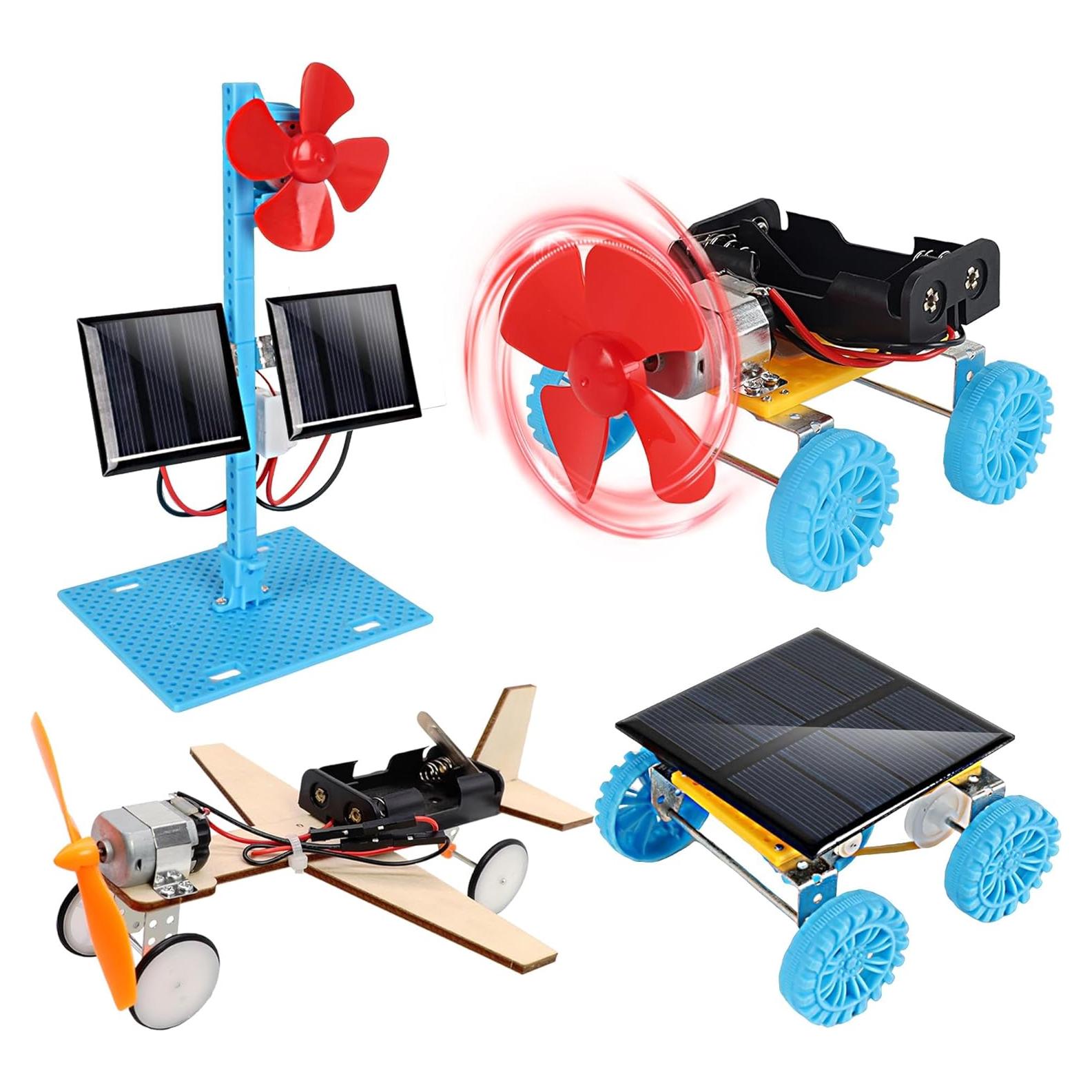 Kit 4 en 1 Energía Solar CYOEST Proyectos STEM para Niños