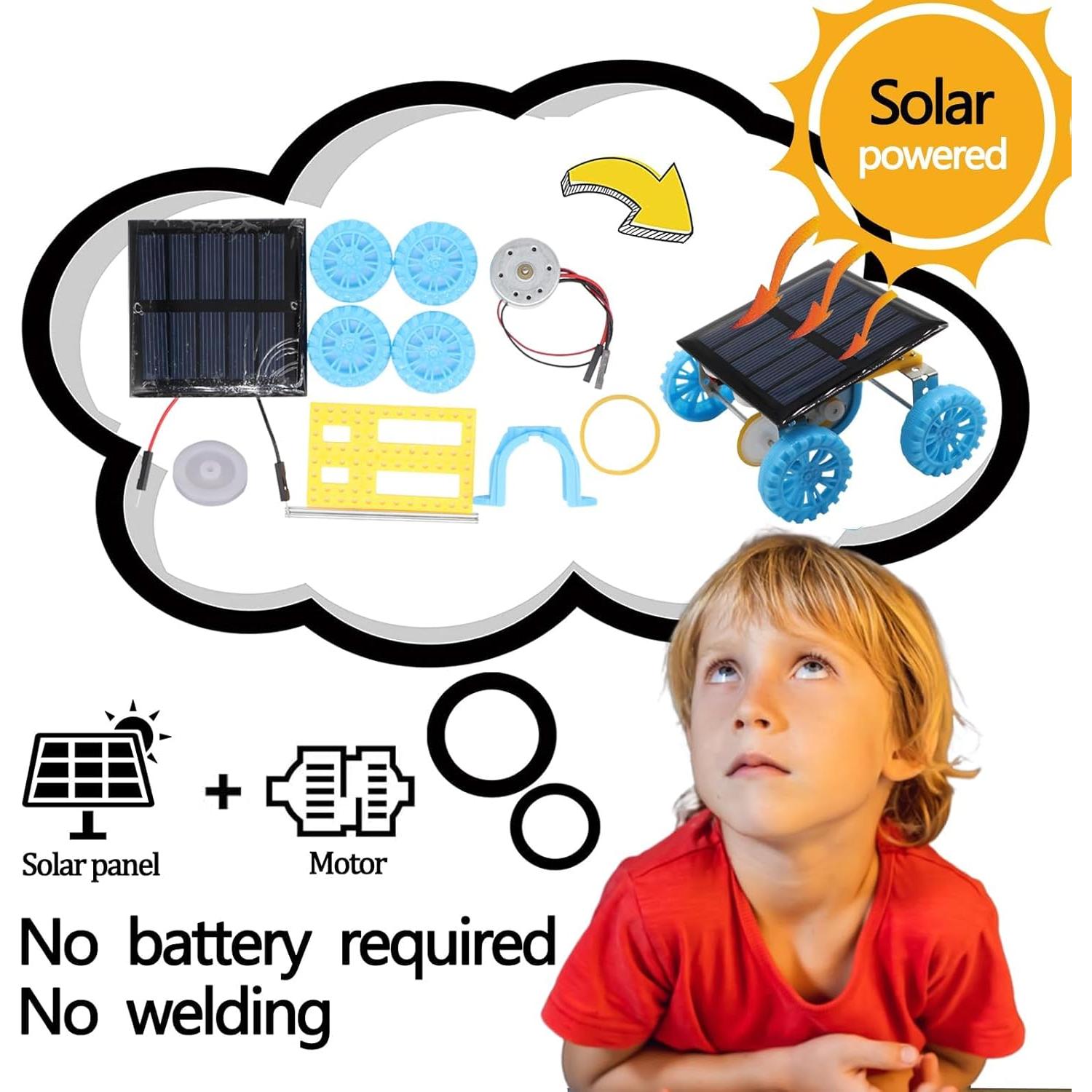 Kit 4 en 1 Energía Solar CYOEST Proyectos STEM para Niños