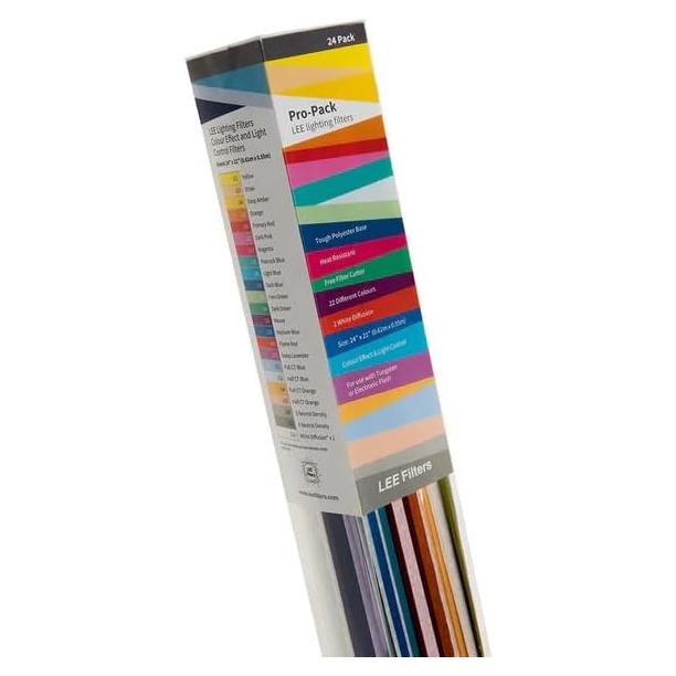 Paquete de Filtros de Iluminación LEE Pro-Pack 250x300mm - 12 Hojas