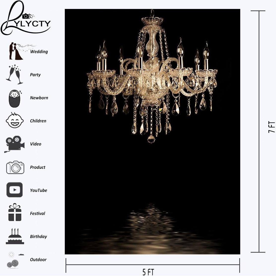 Fondo de Fotografía 213x152 cm LYLYCTY con Candelabros