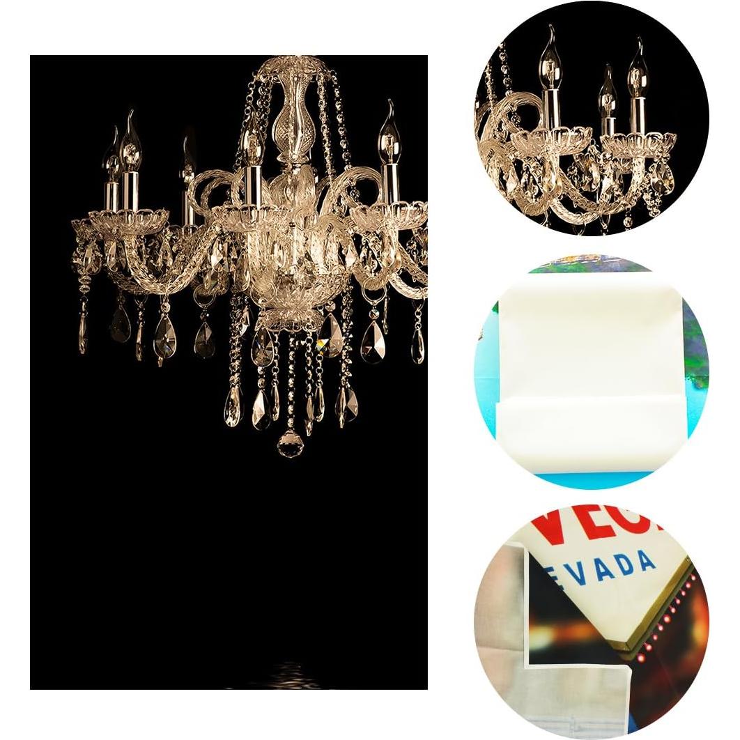 Fondo de Fotografía 213x152 cm LYLYCTY con Candelabros