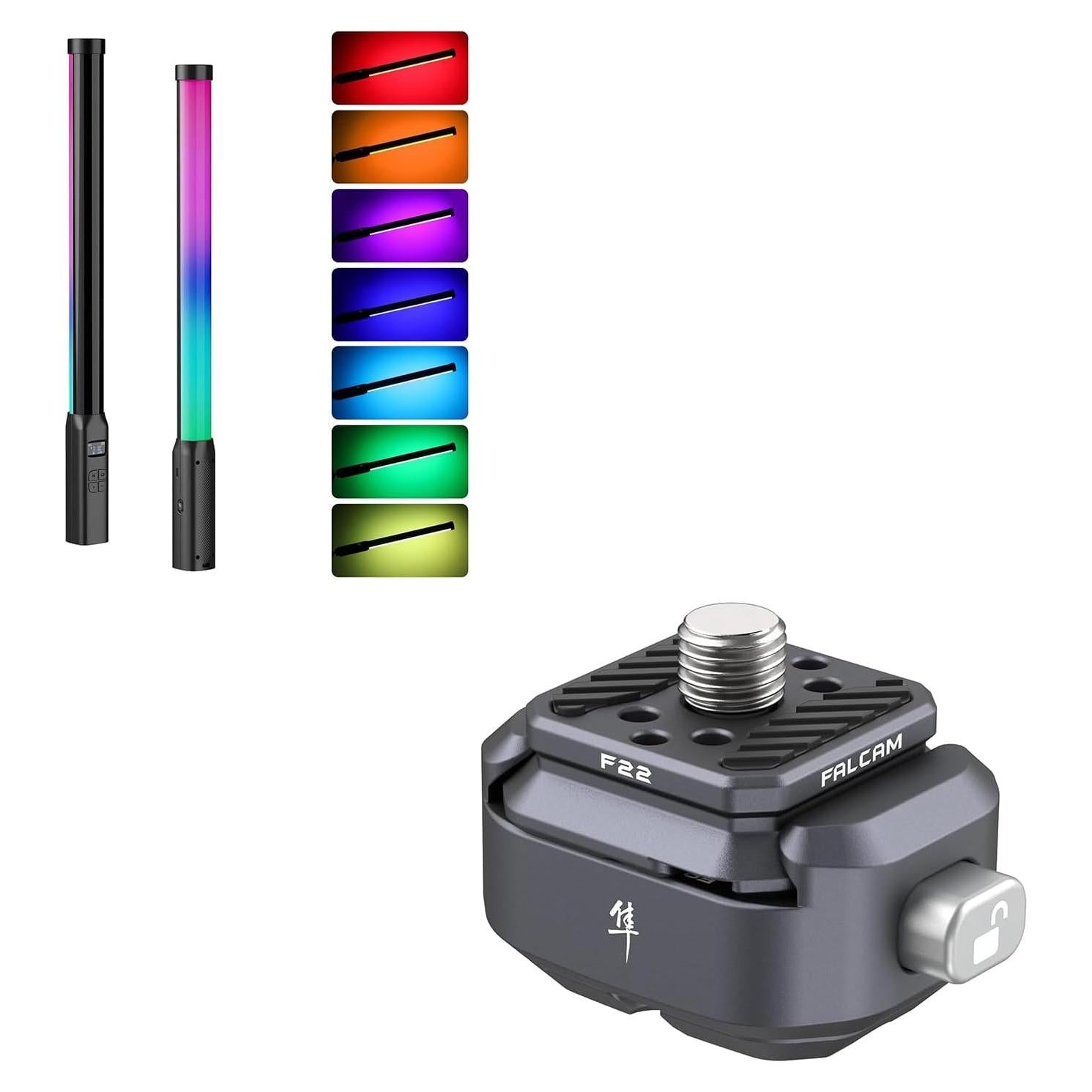 Varita de Luz Portátil ULANZI VL119 LED RGB 50cm Recargable