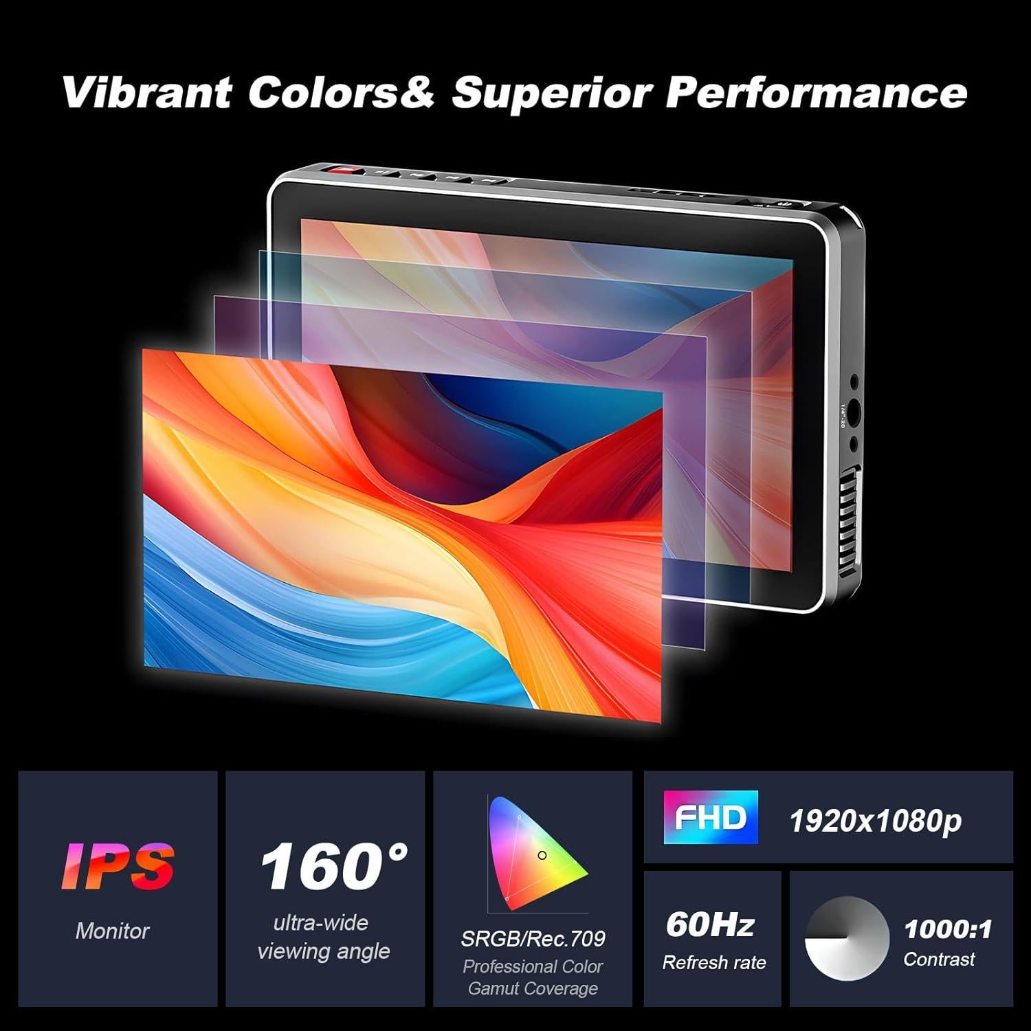 Monitor de Campo Viltrox DC-X2 6" 4K 2000 nits para DSLR