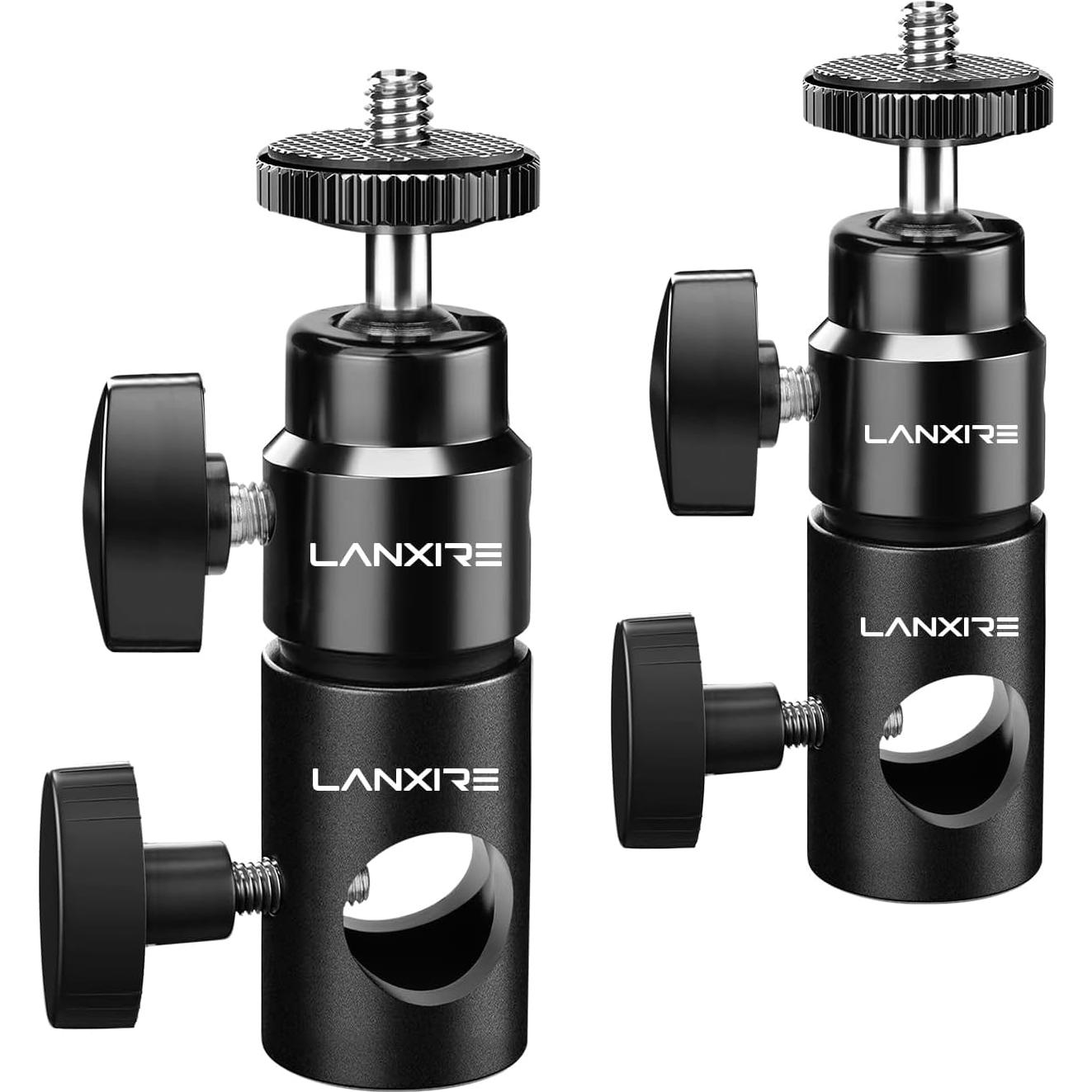 Adaptador de Montaje para Soporte de Luz Lanxire L0128 - 2 Piezas