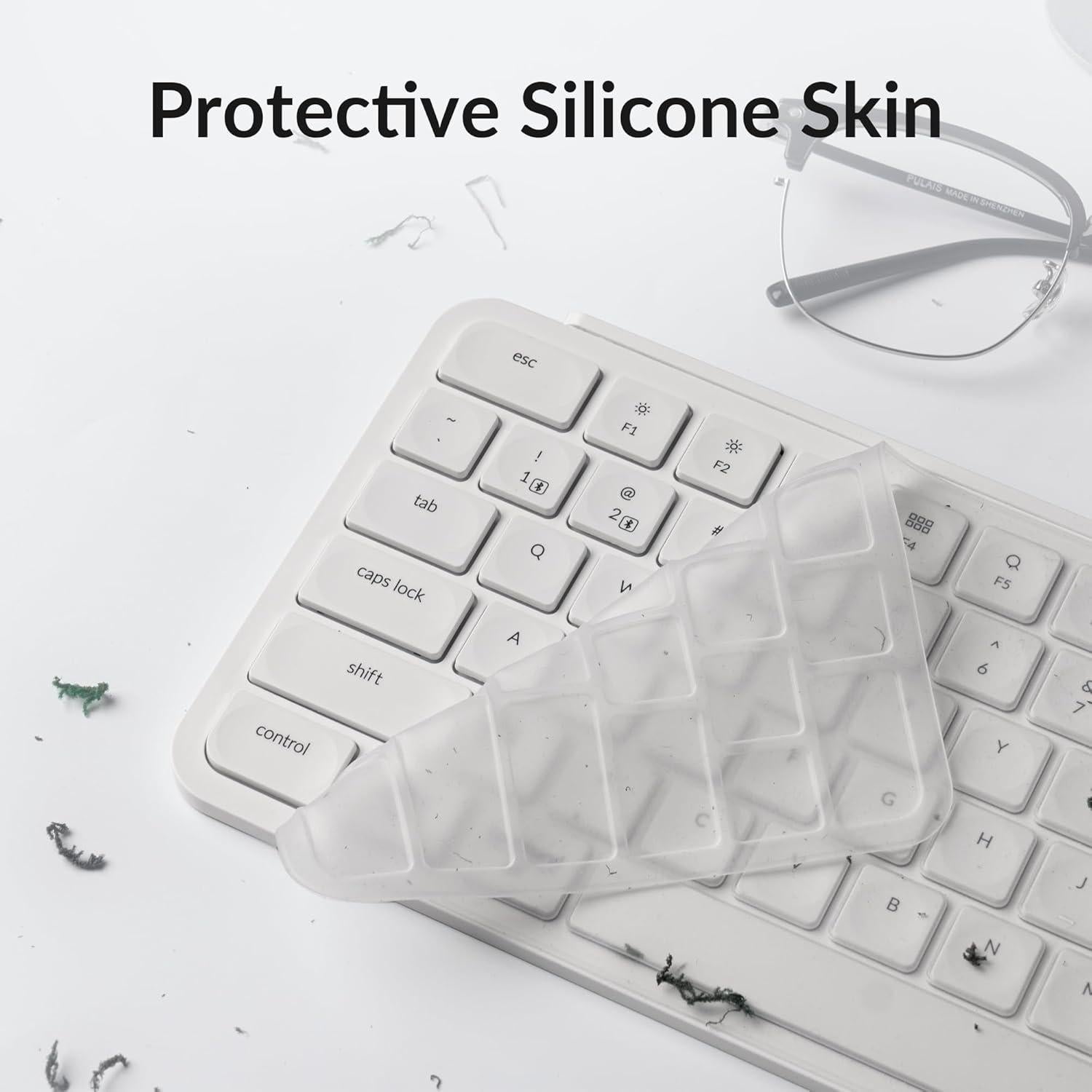 Teclado Inalámbrico Keychron B1 Pro Ultra-Slim Blanco