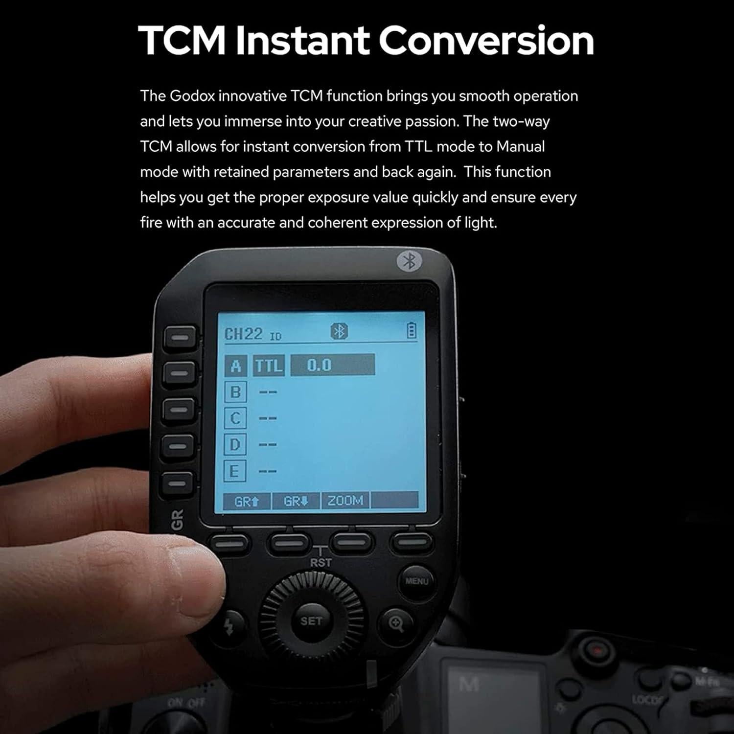 Disparador Inalámbrico Godox XProII-O TTL HSS 1/8000s Bluetooth