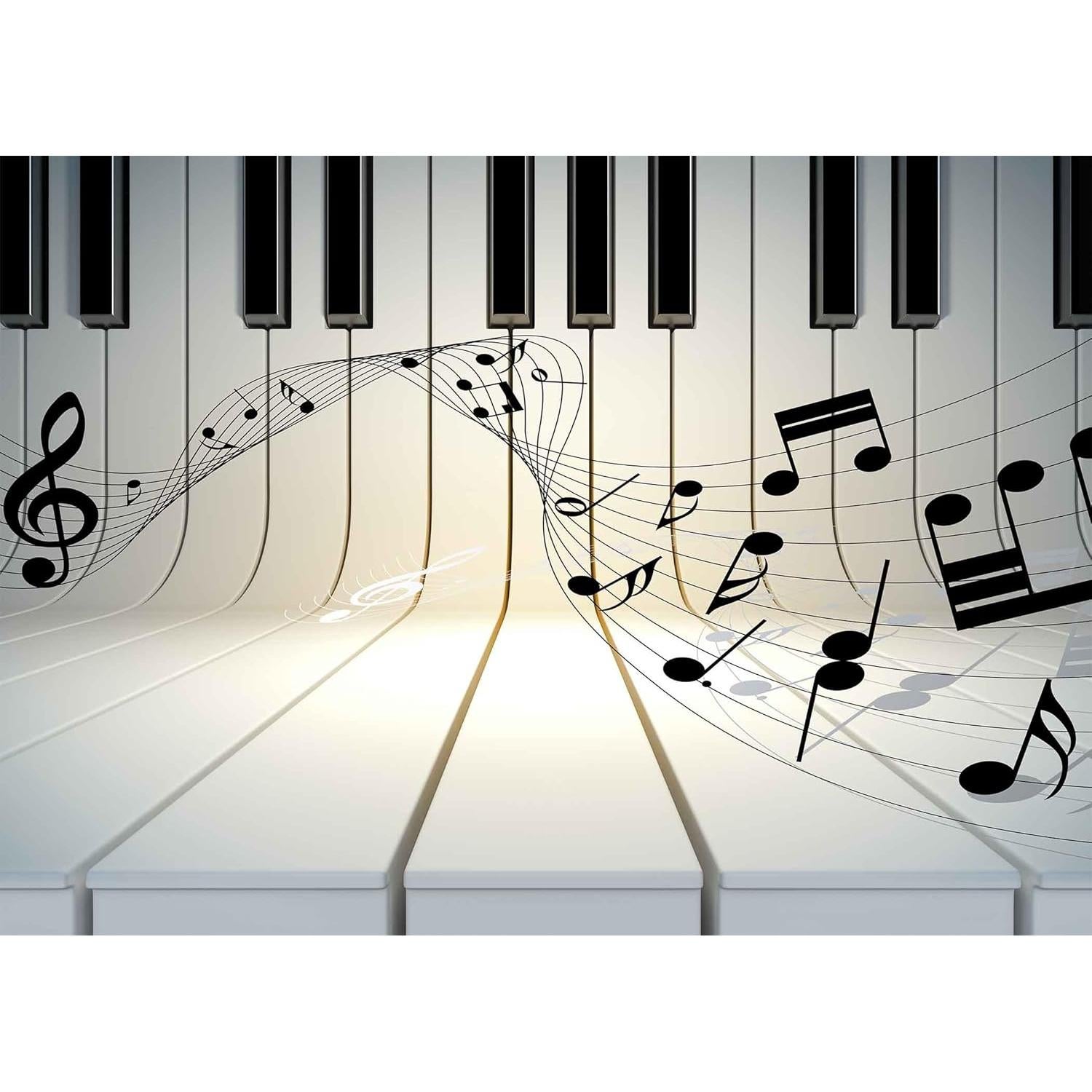 Fondo Fotográfico Vinilo 213x152 cm Musical Piano LYLX436