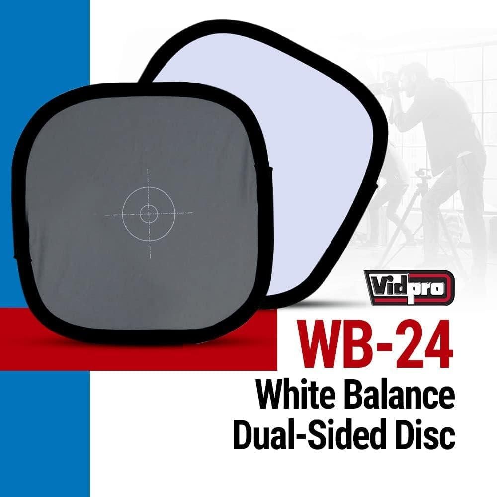 Disco de Balance de Blancos Vidpro WB-24 Doble Cara 60.96 cm