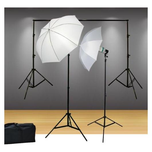 Kit de Soporte de Fondo ePhoto HKD105 con Iluminación 800W