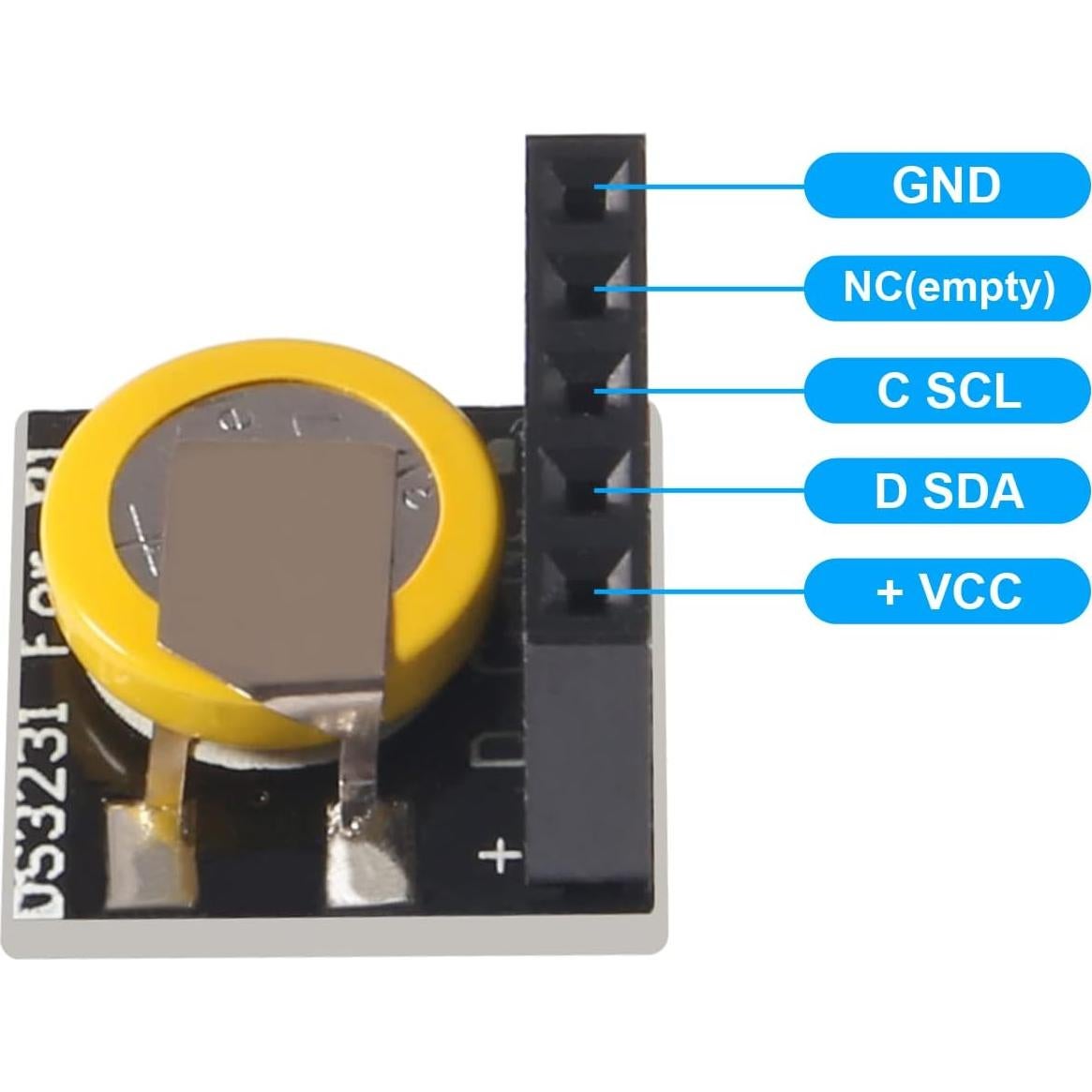 Módulo RTC DS3231 DORHEA 4PCS 3.3V/5V para Raspberry Pi