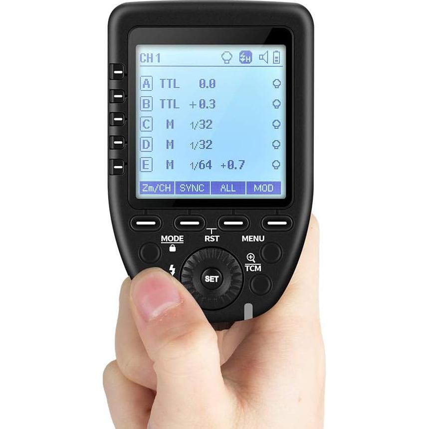 Disparador Inalámbrico Godox Xpro-C TTL + 2 Receptores X1R-C Canon