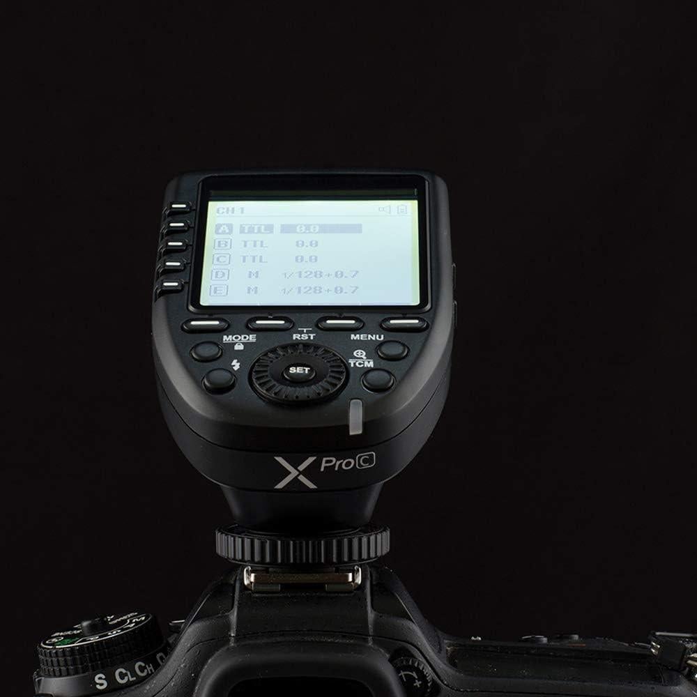 Disparador Inalámbrico Godox Xpro-C TTL + 2 Receptores X1R-C Canon