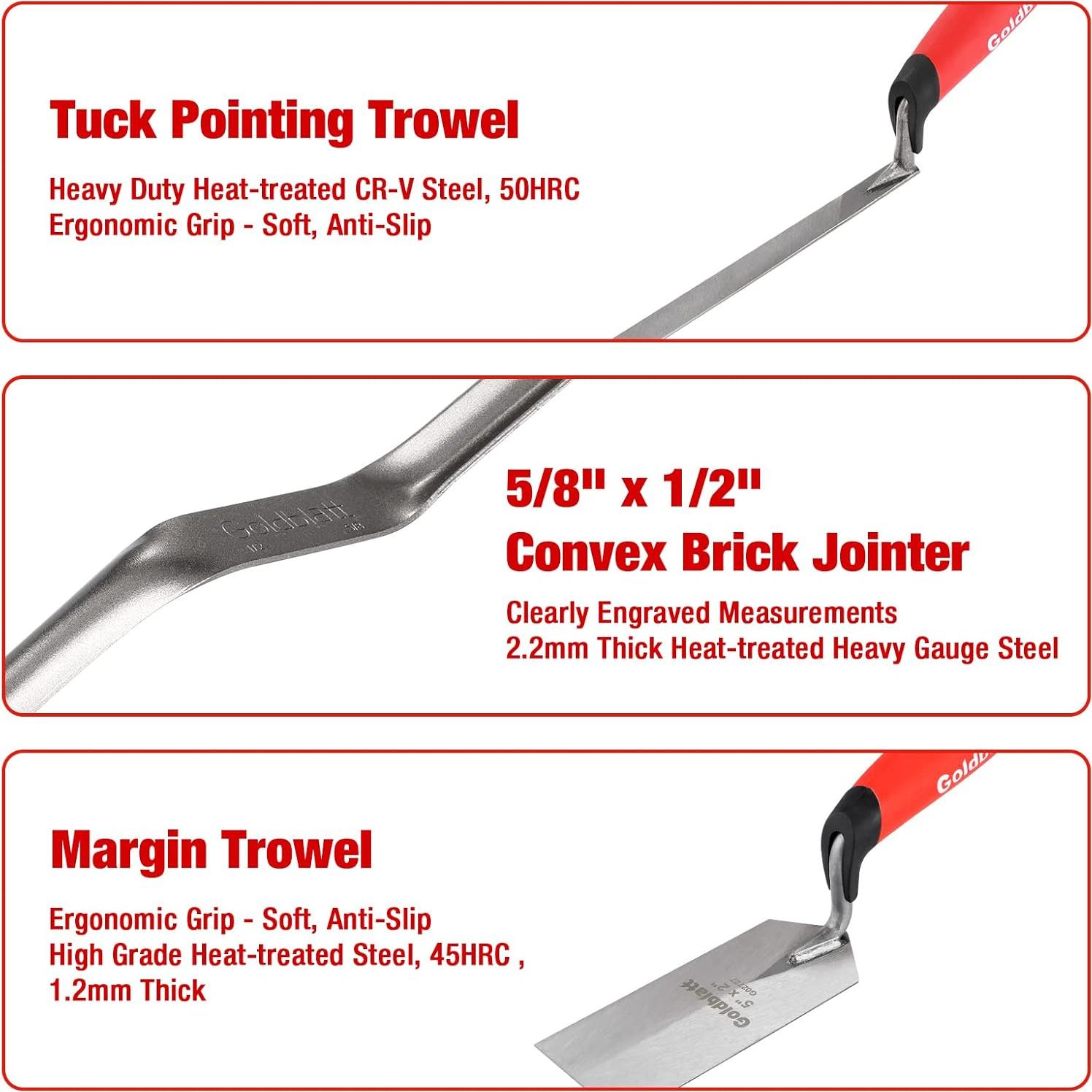 Juego de Herramientas de Albañilería Goldblatt 6 Piezas