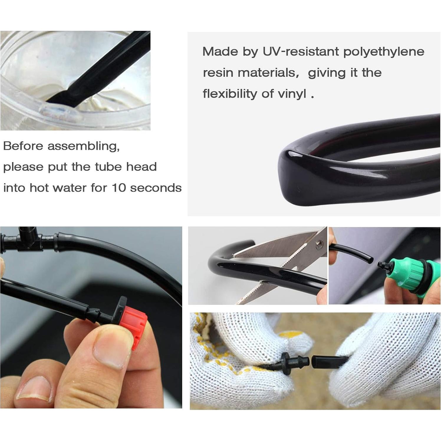 Manguera de Riego por Goteo MIXC 30,48 m Flexible