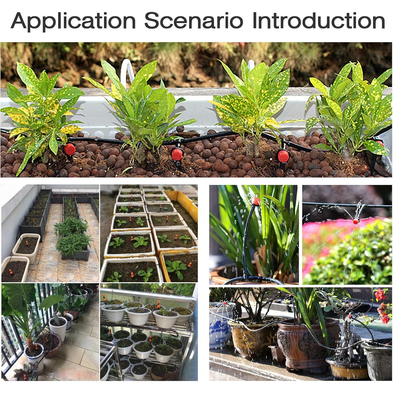 Manguera de Riego por Goteo MIXC 30,48 m Flexible