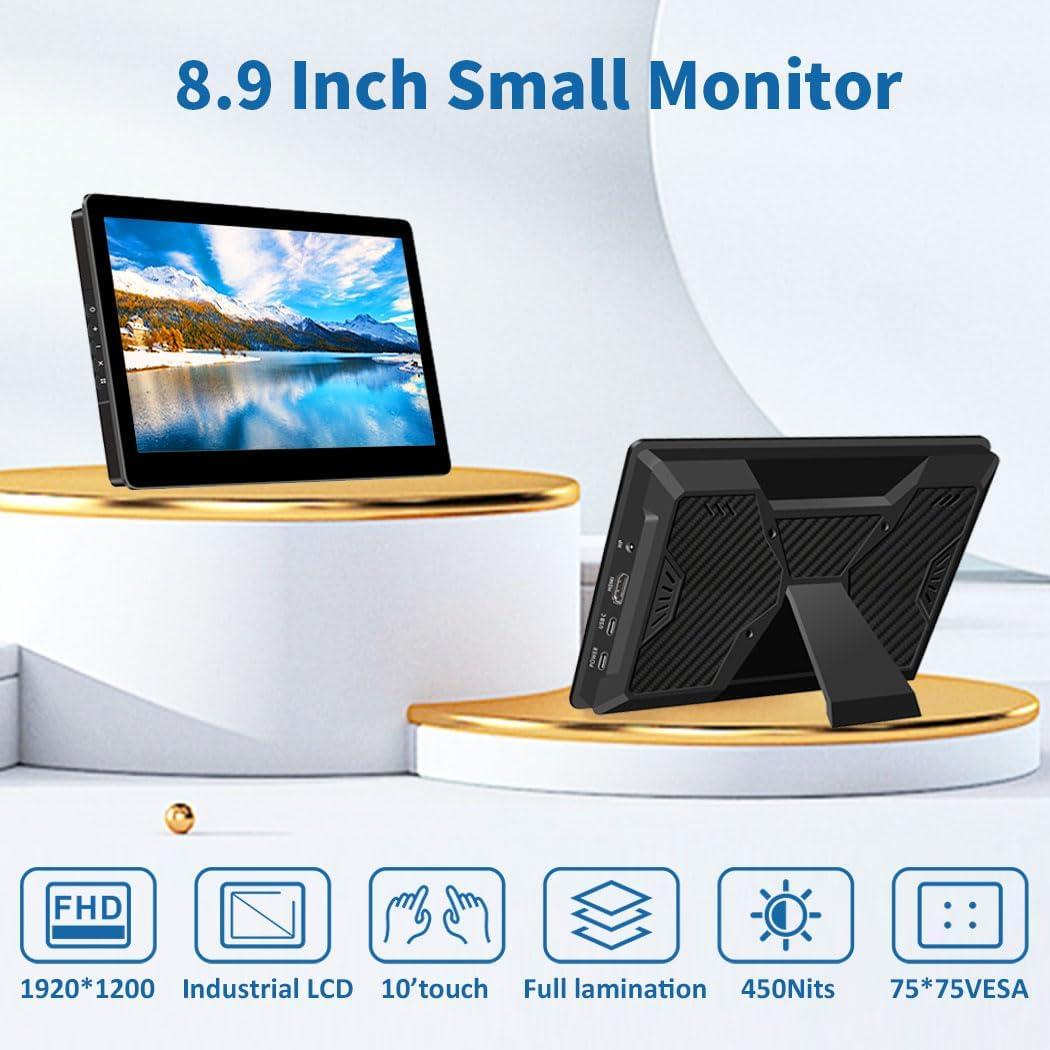 Monitor Táctil Magedok 8.9" FHD 1920x1200 USB-C HDMI