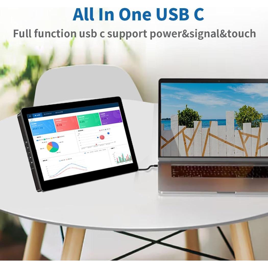 Monitor Táctil Magedok 8.9" FHD 1920x1200 USB-C HDMI