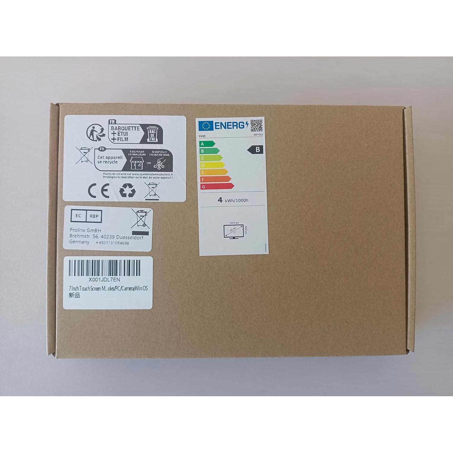 Monitor Táctil 7" CUQI JRP7002 HDMI 1024x600 Portátil