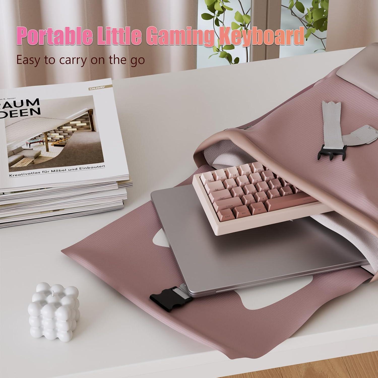 Teclado Mecánico Inalámbrico RisoPhy 60% con Retroiluminación