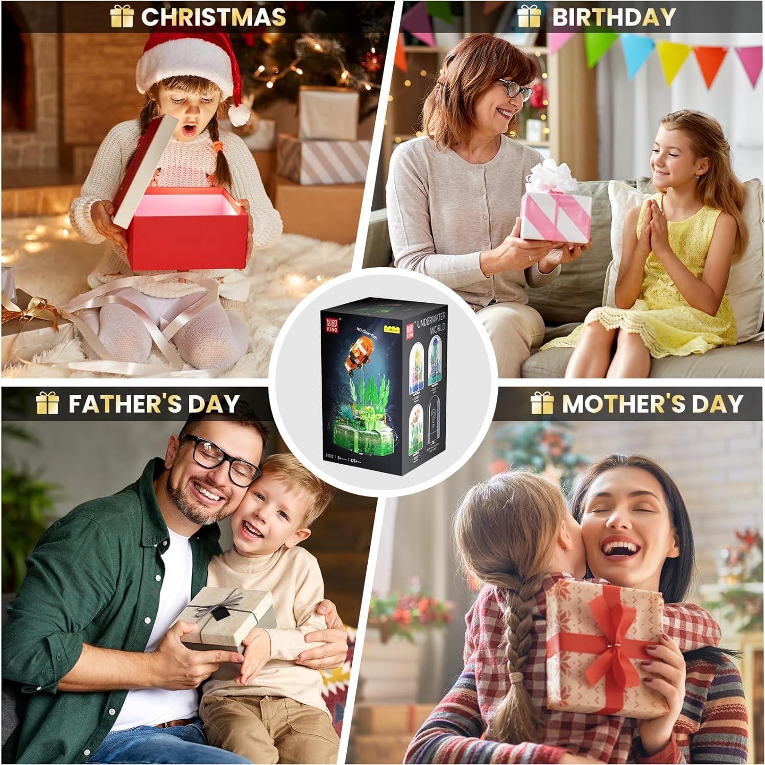 Juegos de Construcción Pez Payaso 426 Piezas STEM con Luces