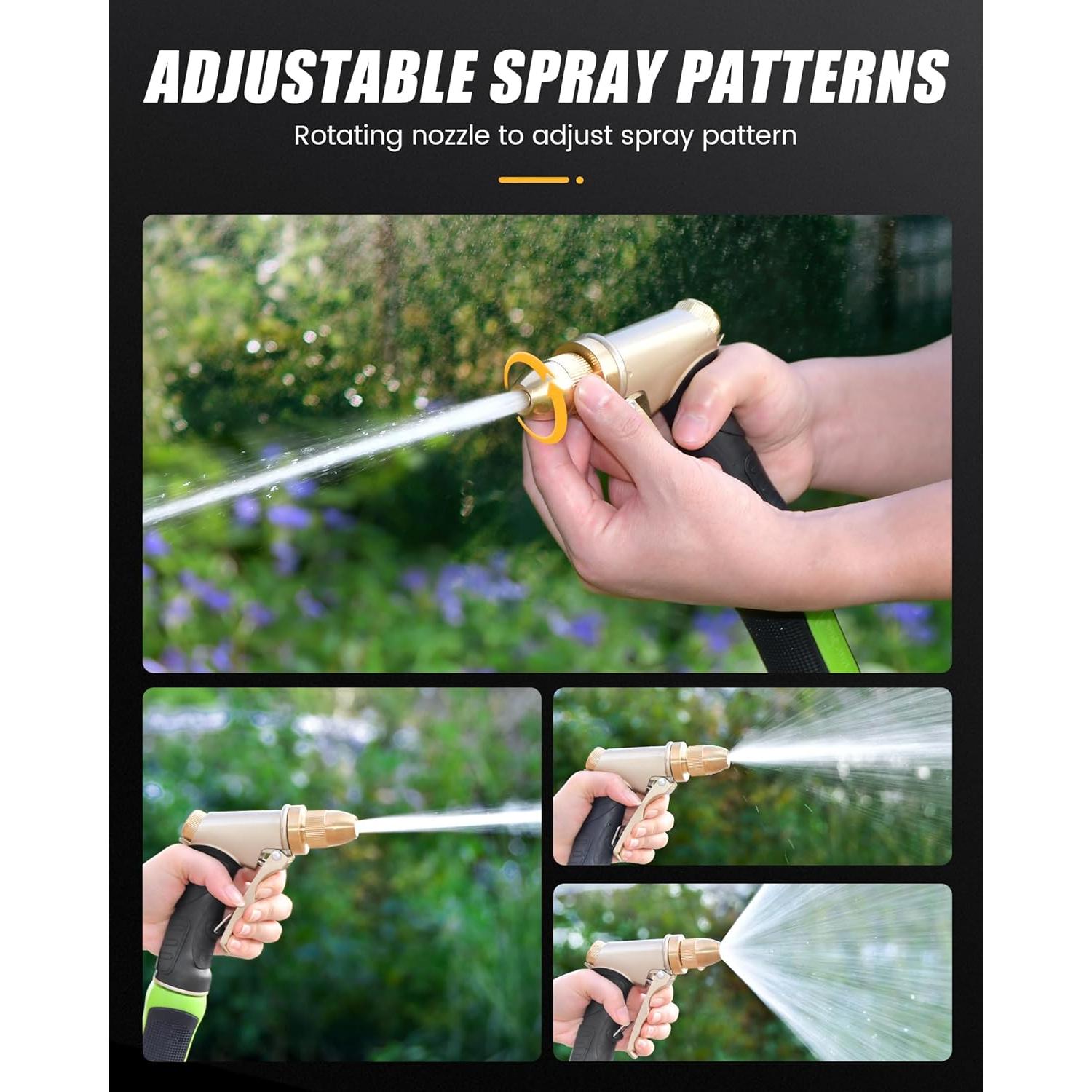 Boquilla de Manguera RAINPOINT de Metal Ajustable 0.40 kg