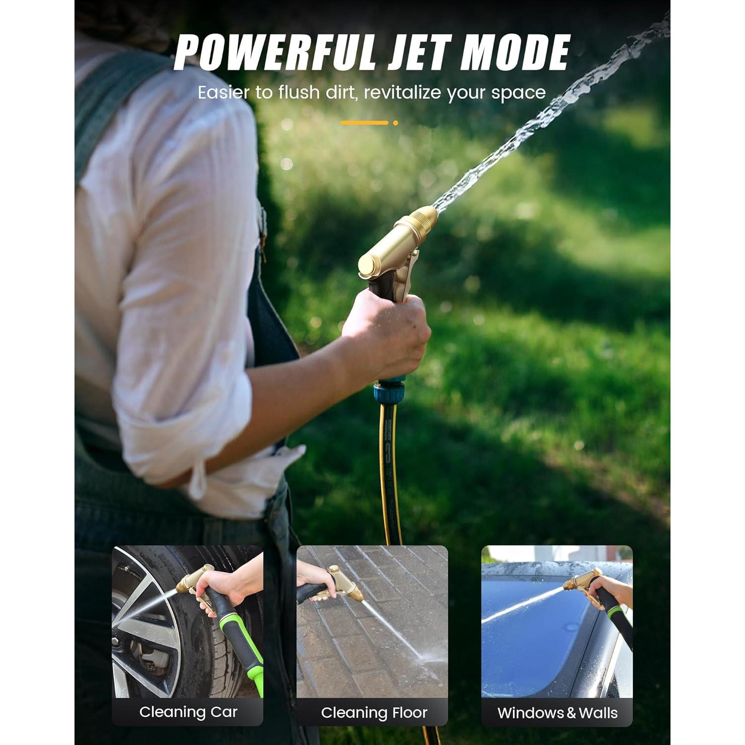 Boquilla de Manguera RAINPOINT de Metal Ajustable 0.40 kg