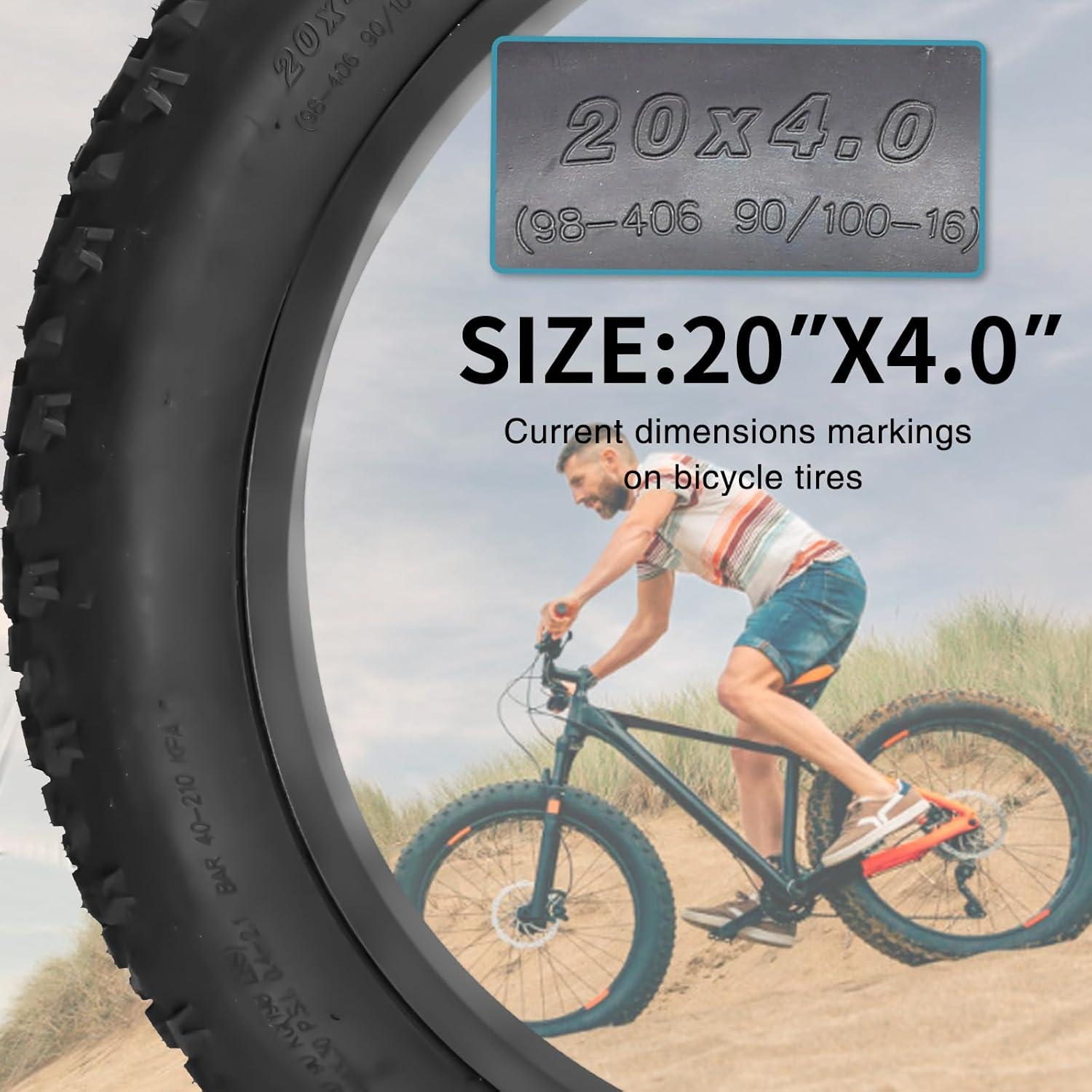 Neumático Fat 20x4.0 SIMEIQI Plegable para E-Bike