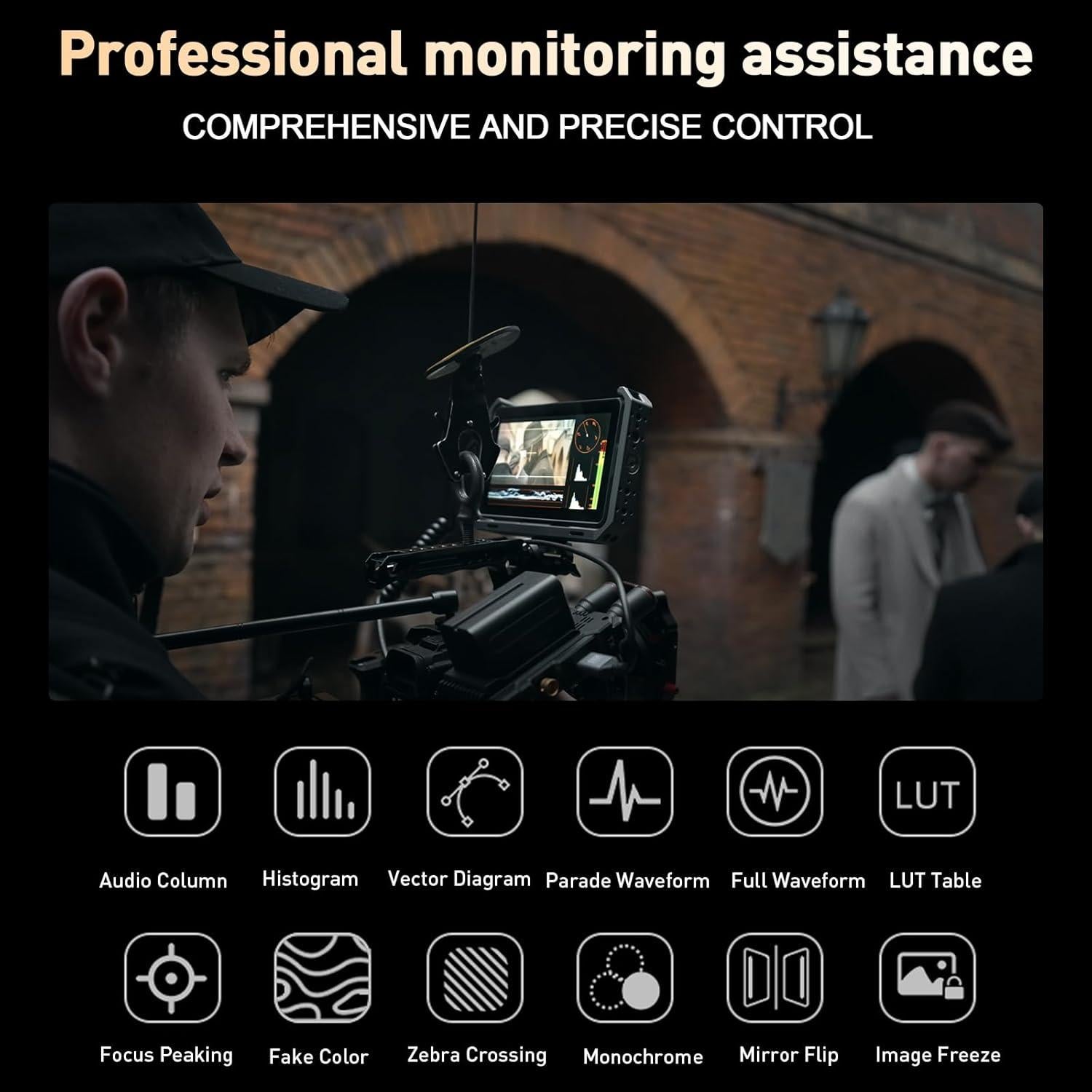 Monitor de Campo VILTROX DC-X3 6" 4K 2000 Nits Táctil