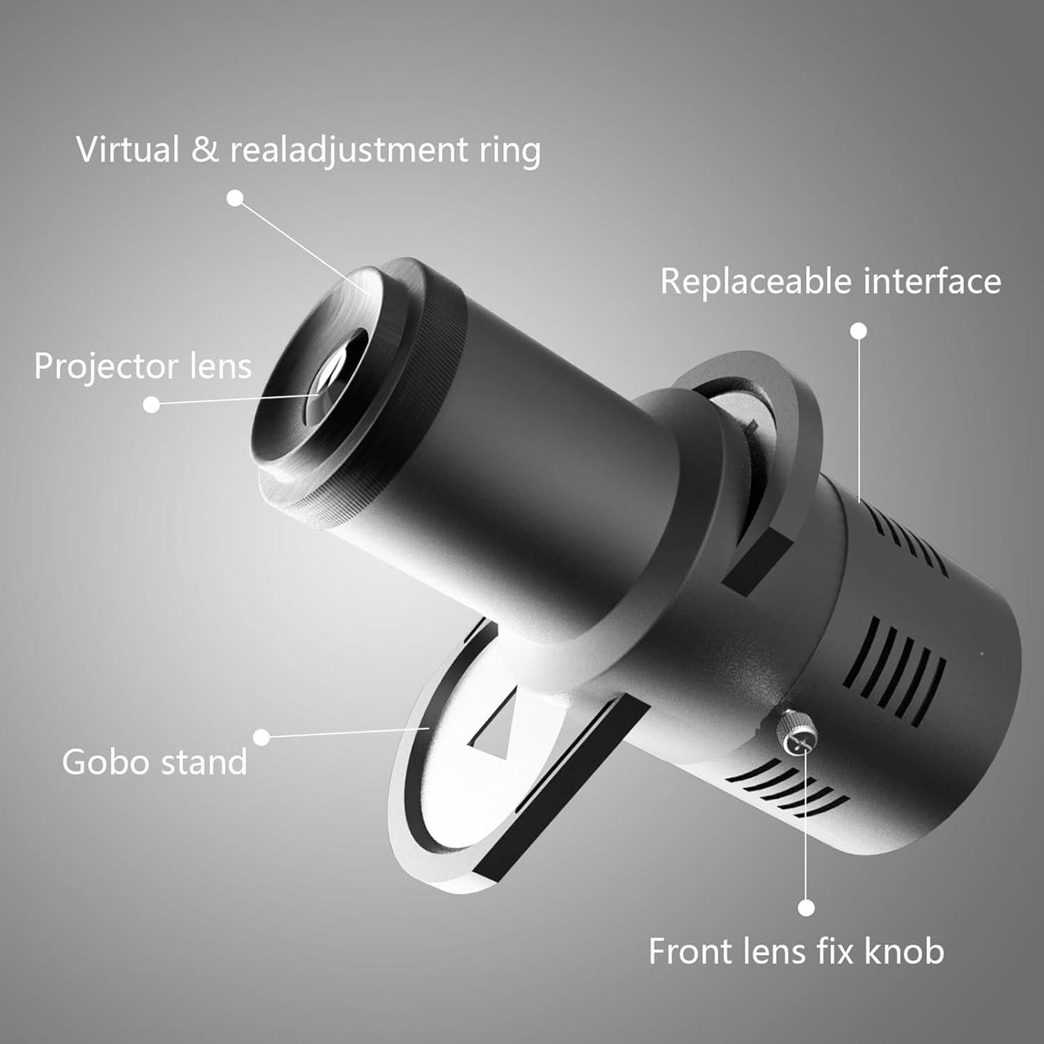 Mini Snoot Óptico DF DIGITALFOTO para Luz COB 100W