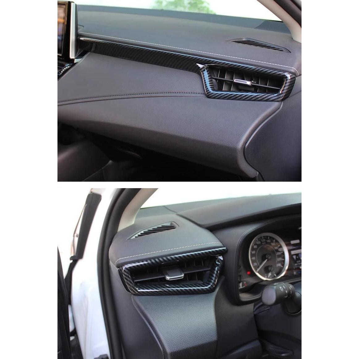 Accesorios Toyota Corolla 2020-2025 ABS Fibra Carbono 3PCS