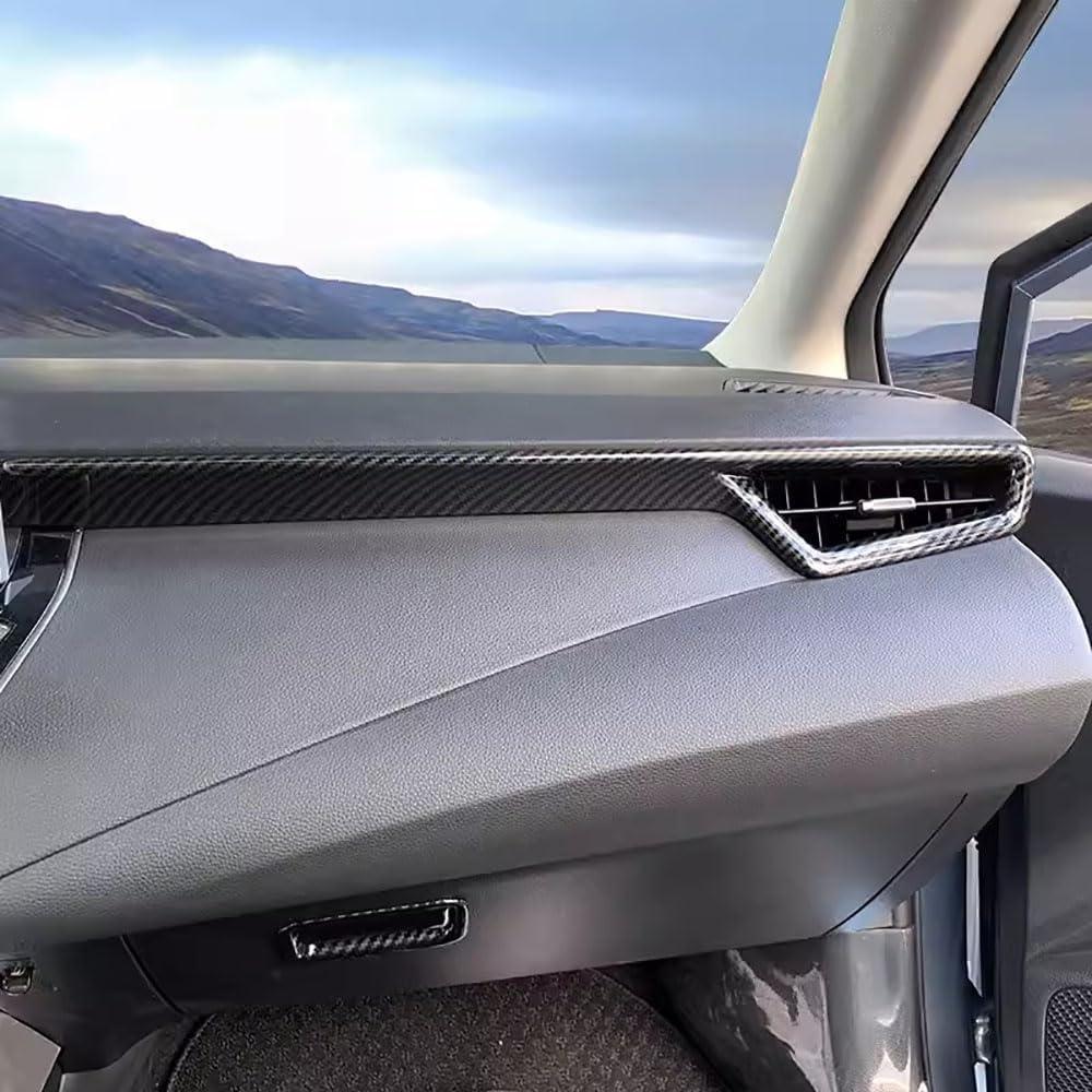 Accesorios Toyota Corolla 2020-2025 ABS Fibra Carbono 3PCS