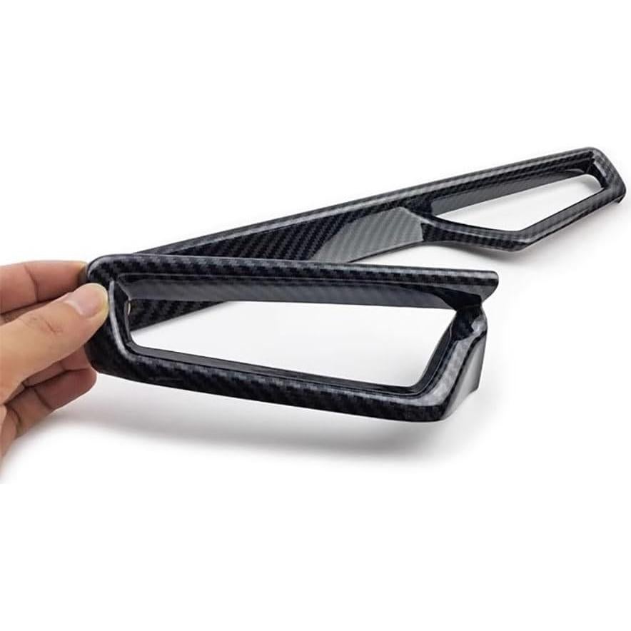 Accesorios Toyota Corolla 2020-2025 ABS Fibra Carbono 3PCS