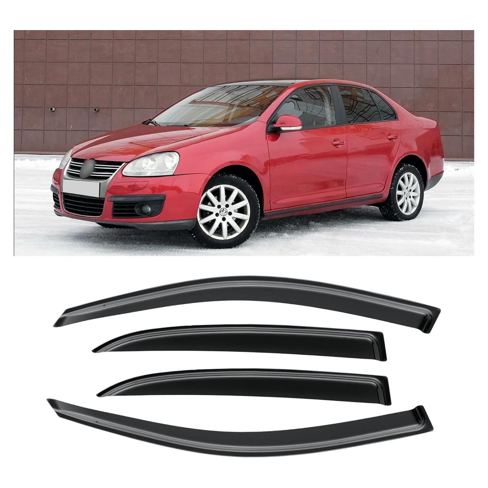 Viseras de Ventana CMVT Auto para VW Jetta 2006-2010, Humo