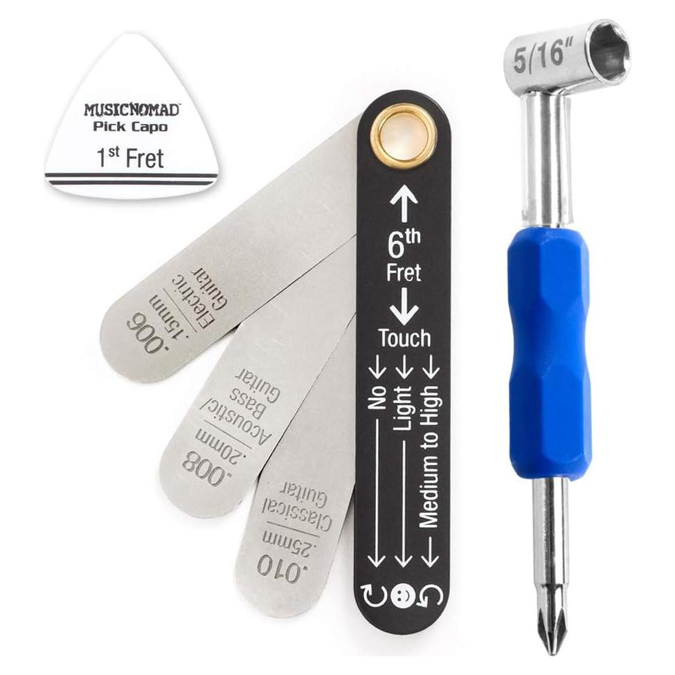 Kit de Medición y Ajuste de Alivio MusicNomad MN611