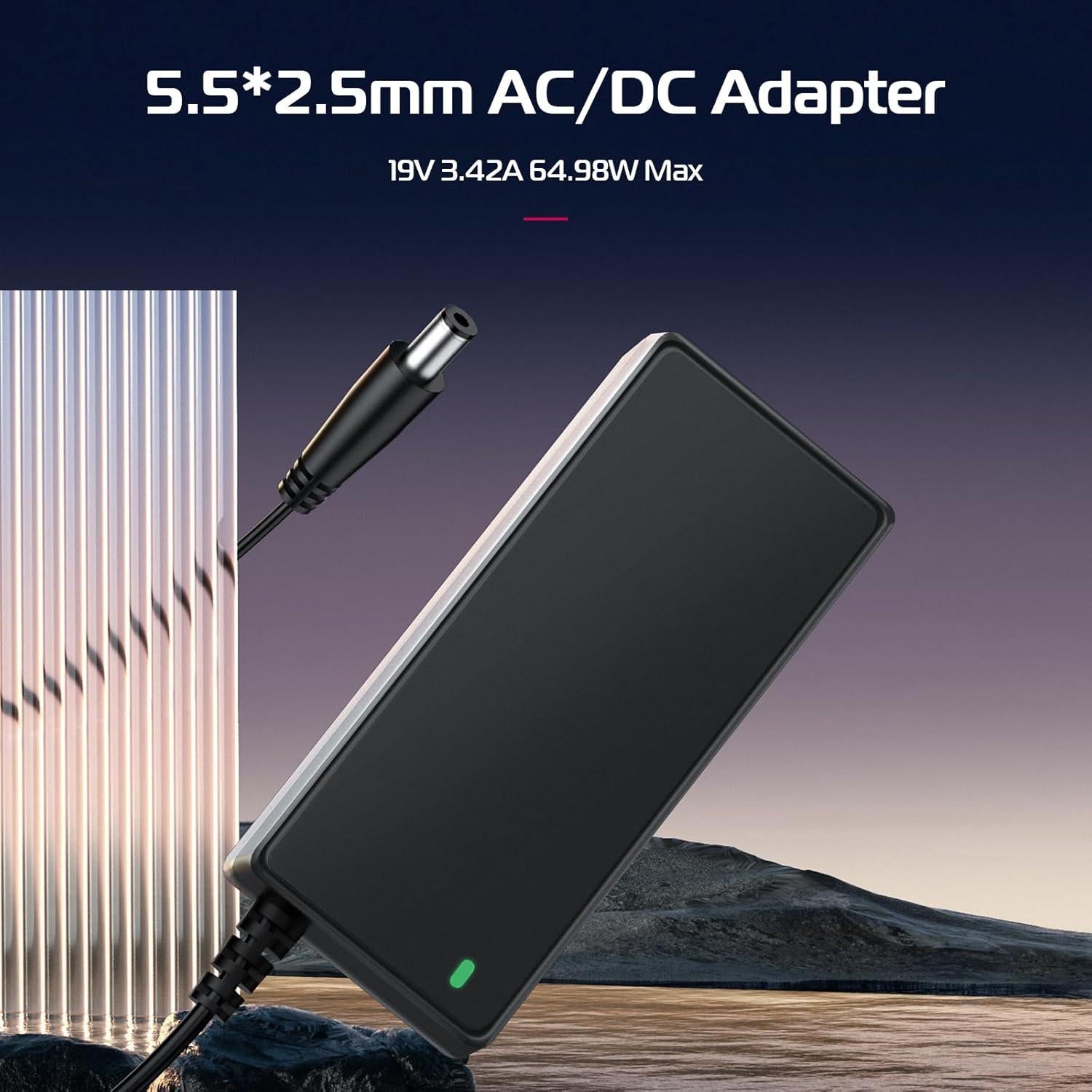 Adaptador de Poder DC ULANZI 40W Pro para Luz LED 19V 3.42A