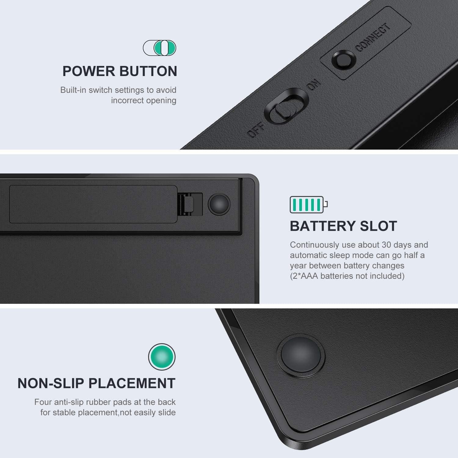 Teclado Bluetooth SPARIN para Samsung Galaxy Tab A9+ S10+ S9+