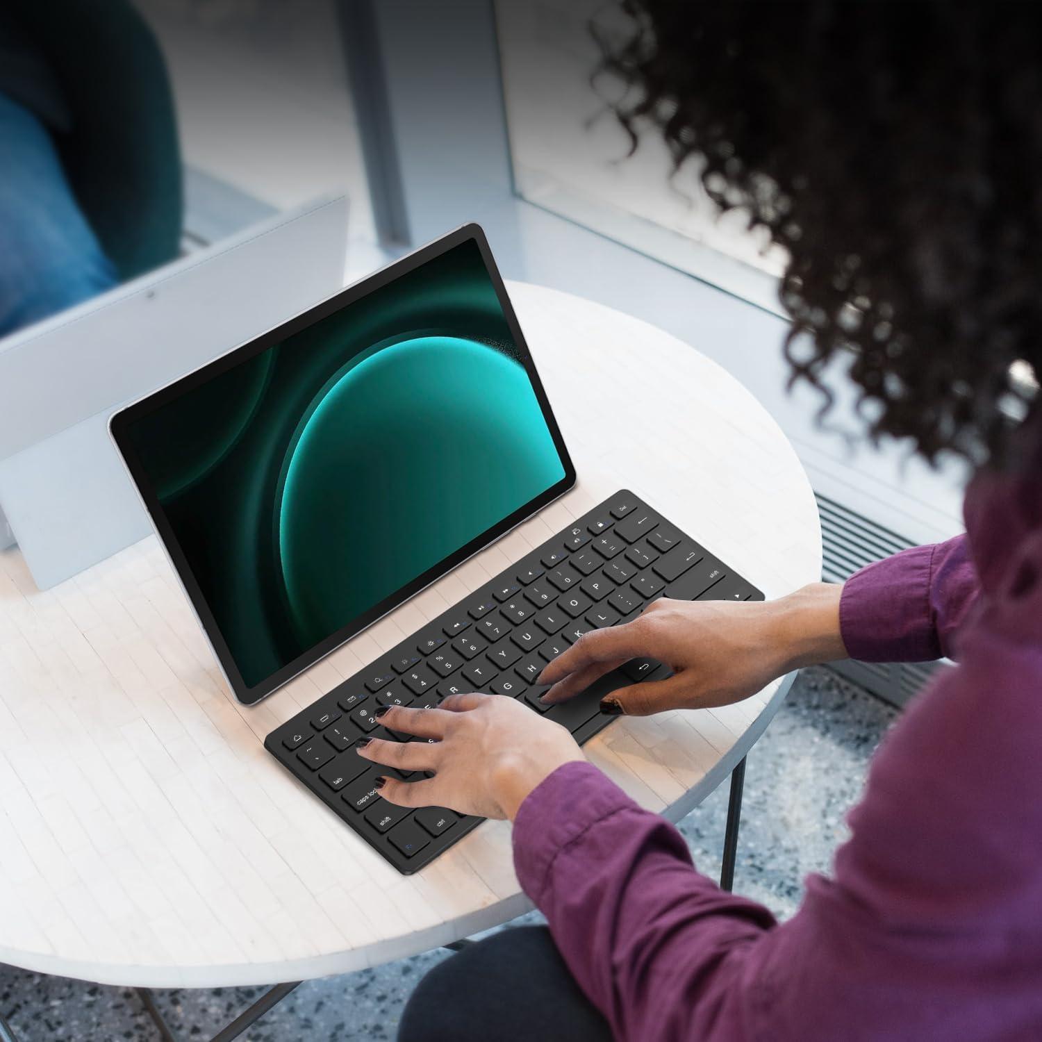 Teclado Bluetooth SPARIN para Samsung Galaxy Tab A9+ S10+ S9+