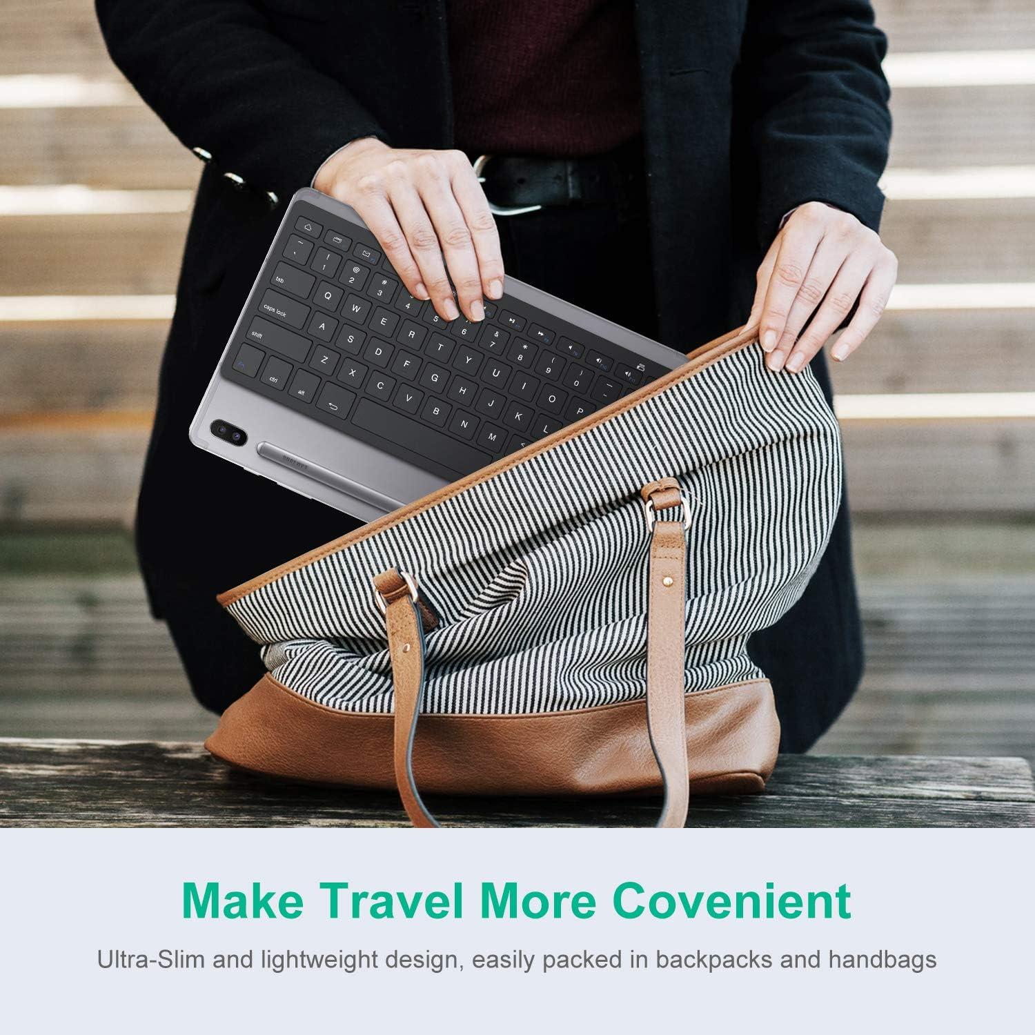 Teclado Bluetooth SPARIN para Samsung Galaxy Tab A9+ S10+ S9+