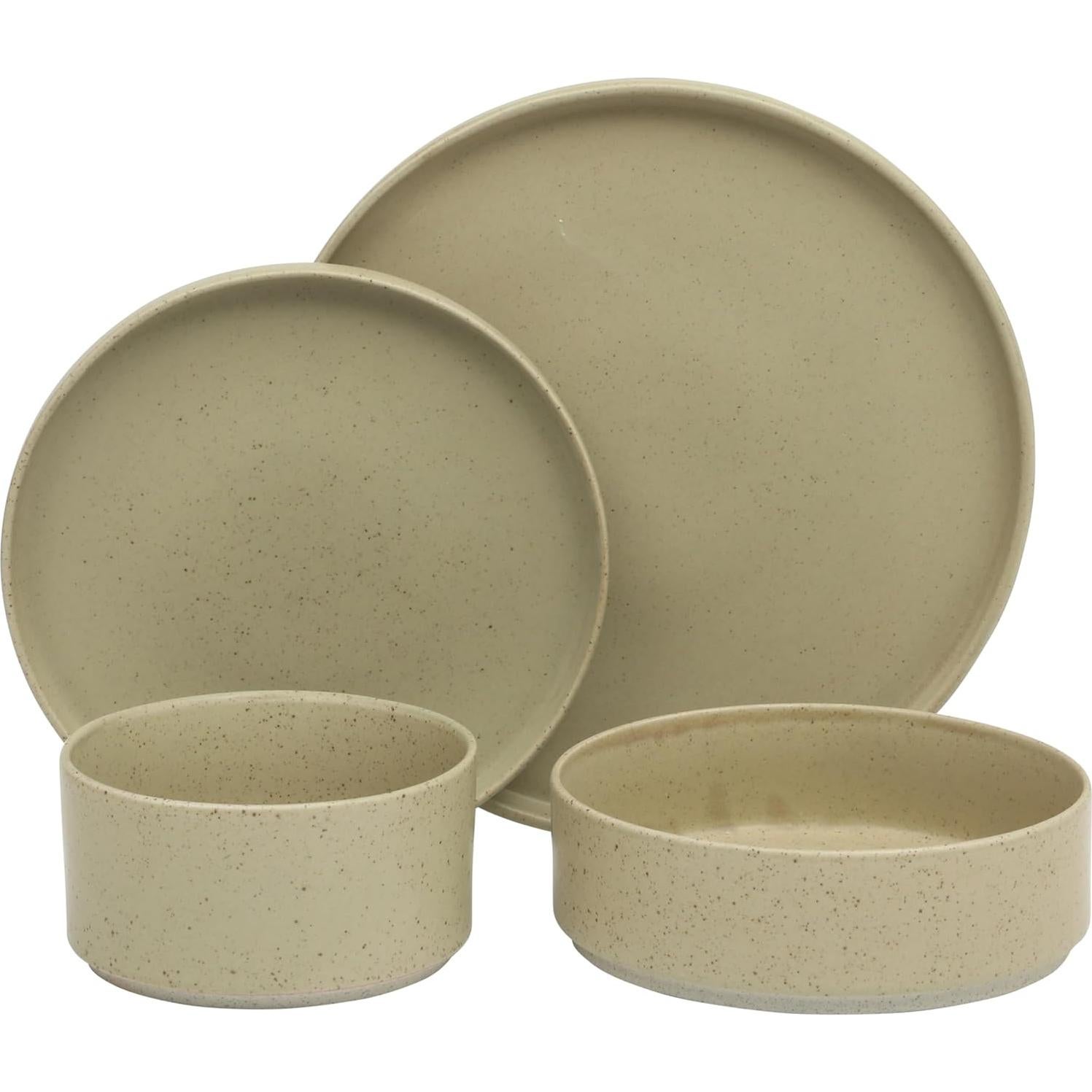 Vajilla Gibson Elite Tatum 16 Piezas Porcelana Verde