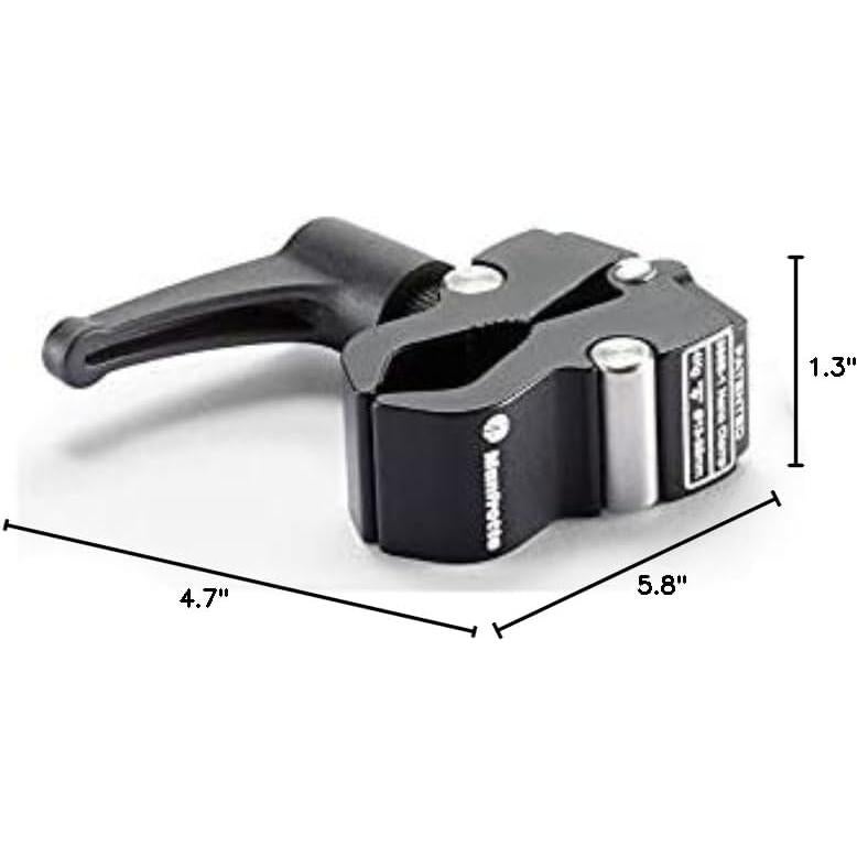 Brazo de Fricción Manfrotto 244 Micro 15cm Carga 3kg Negro