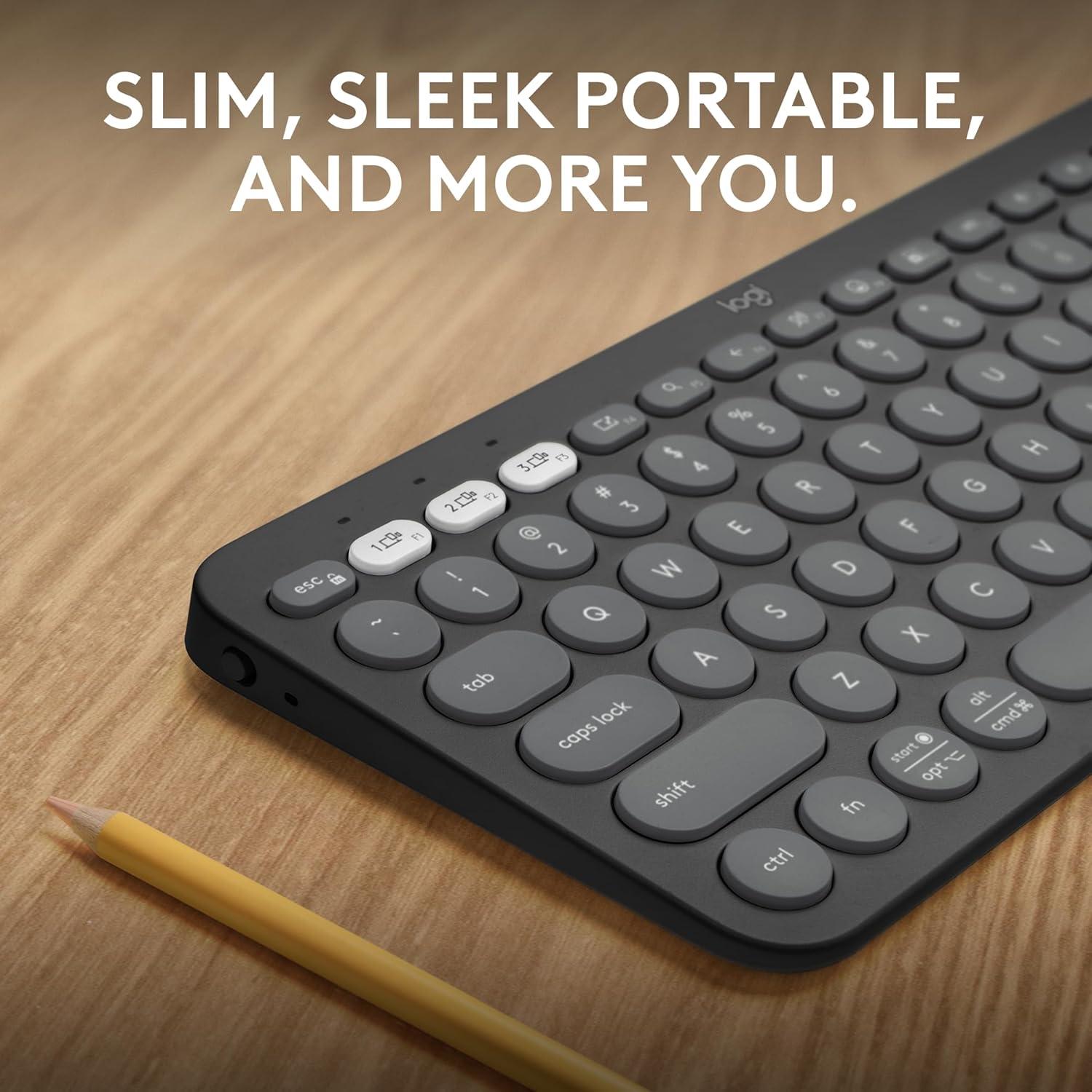 Teclado Inalámbrico Logitech K380s Bluetooth Grafito
