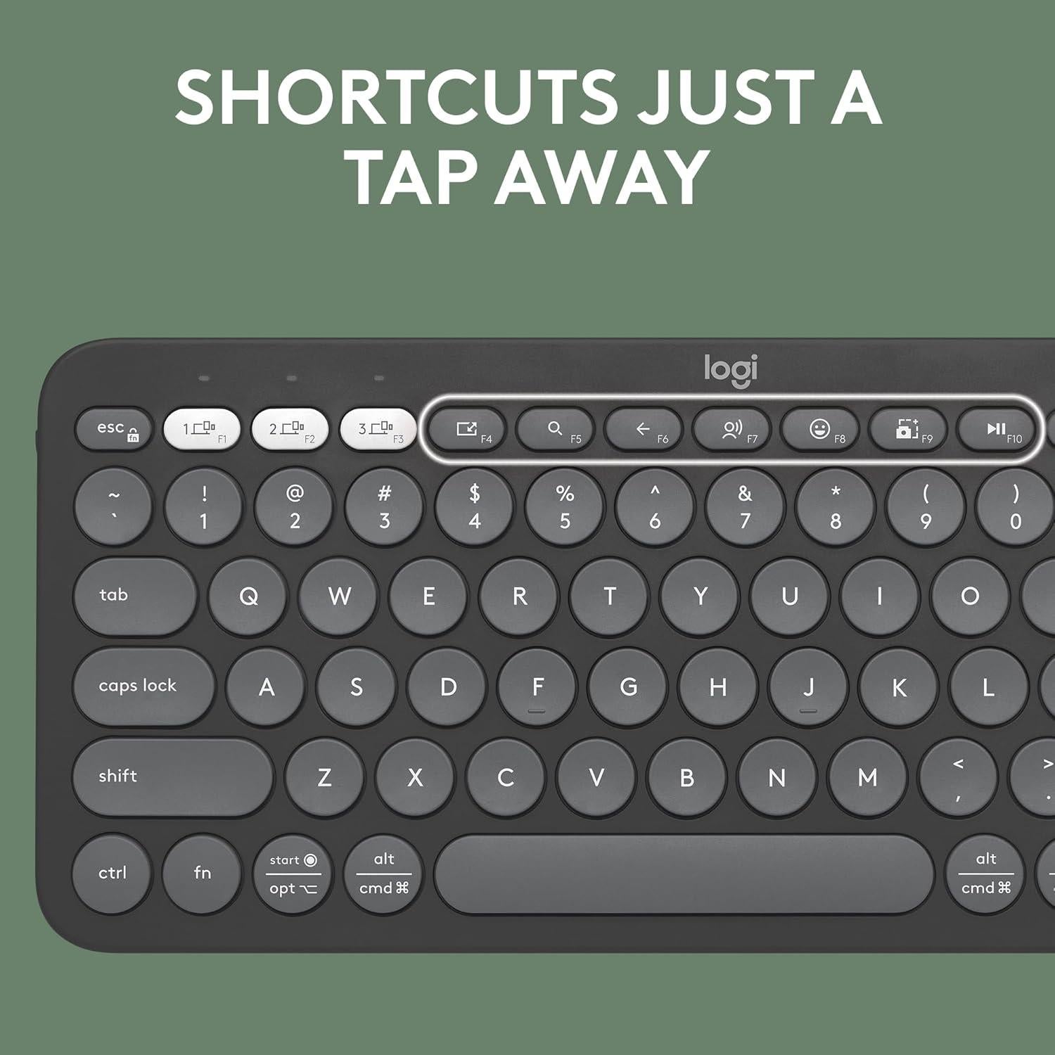 Teclado Inalámbrico Logitech K380s Bluetooth Grafito