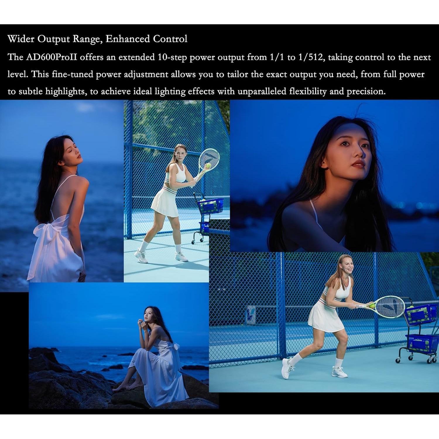 Flash Godox AD600Pro II con Luz LED Bicolor 40W