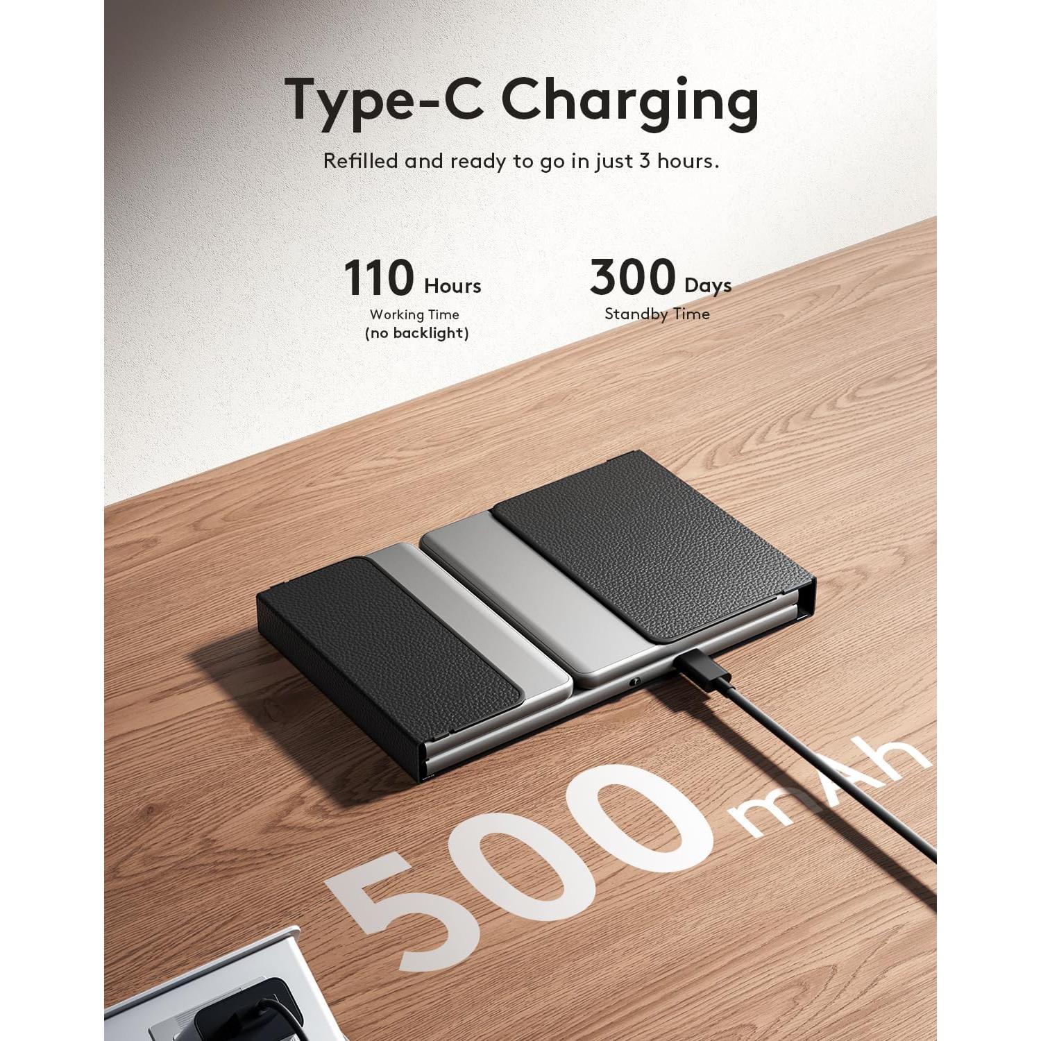 Teclado Bluetooth Plegable Samsers con Touchpad, Gris