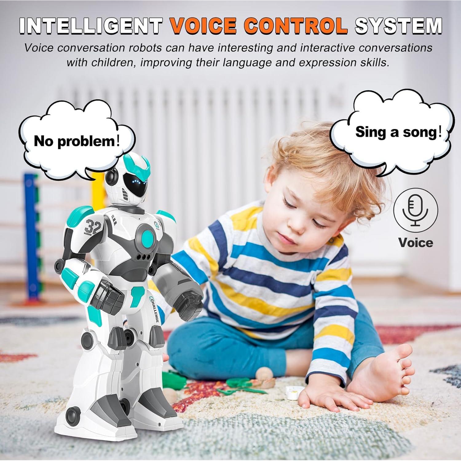 Robot Control Remoto Zreswap 40,64 cm con Voz y Gestos