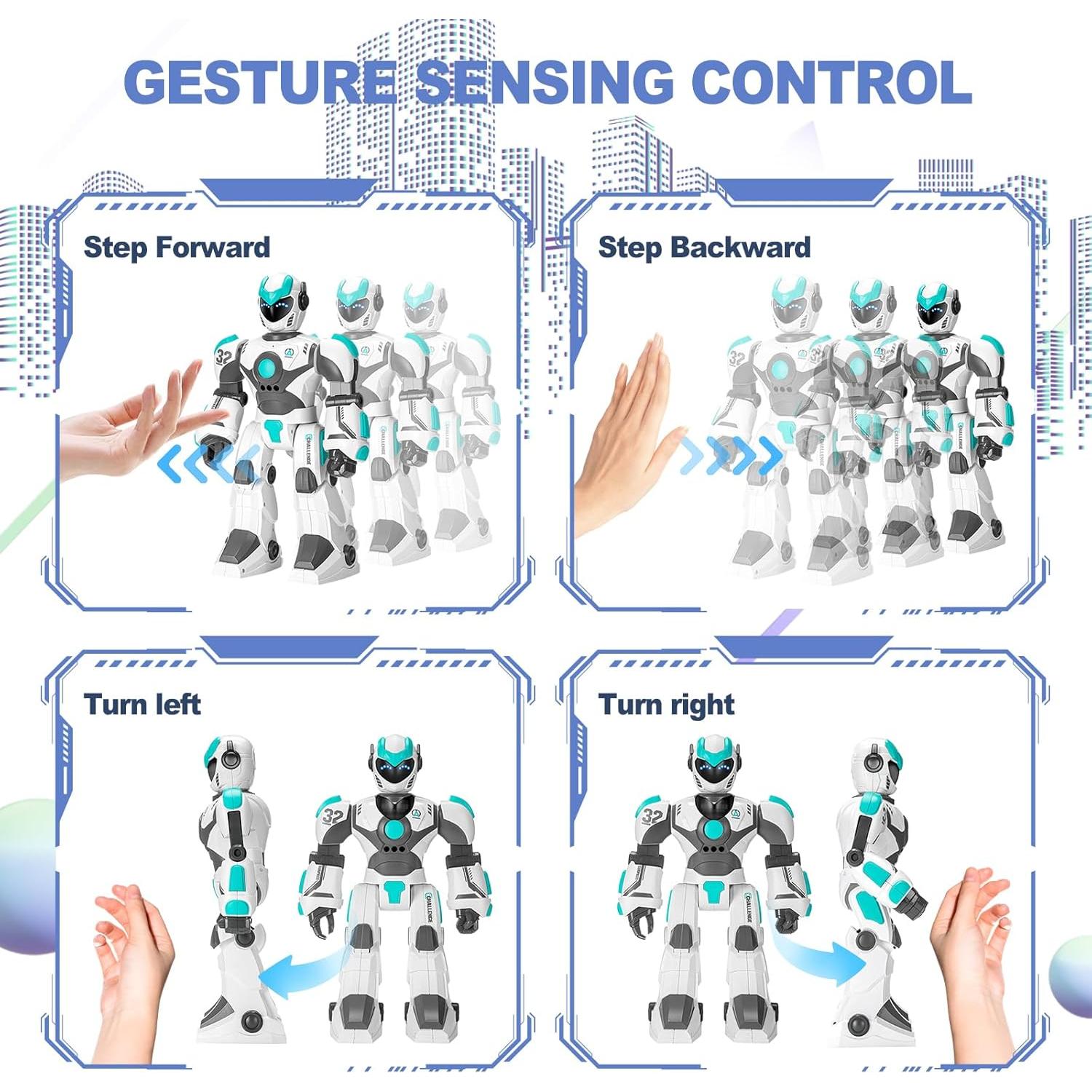 Robot Control Remoto Zreswap 40,64 cm con Voz y Gestos