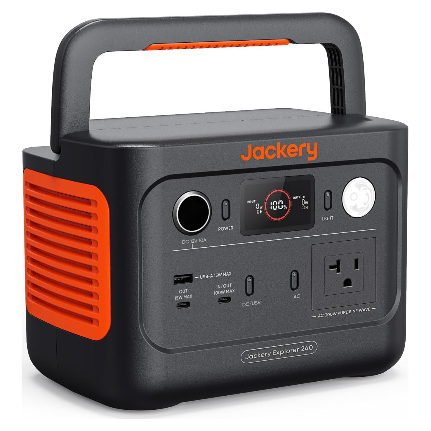 Estación de Energía Portátil Jackery Explorer 240 v2 256Wh
