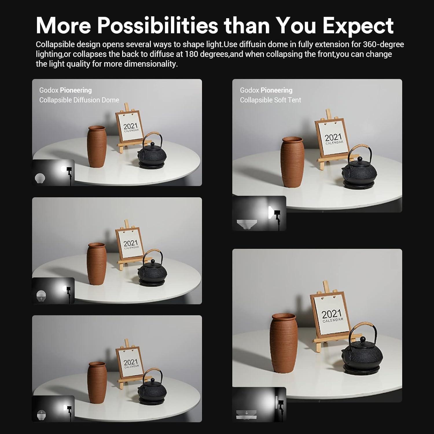 Kit de Luz LED Godox ML30 - 2 Luces 37.6W 5600K CRI 96+